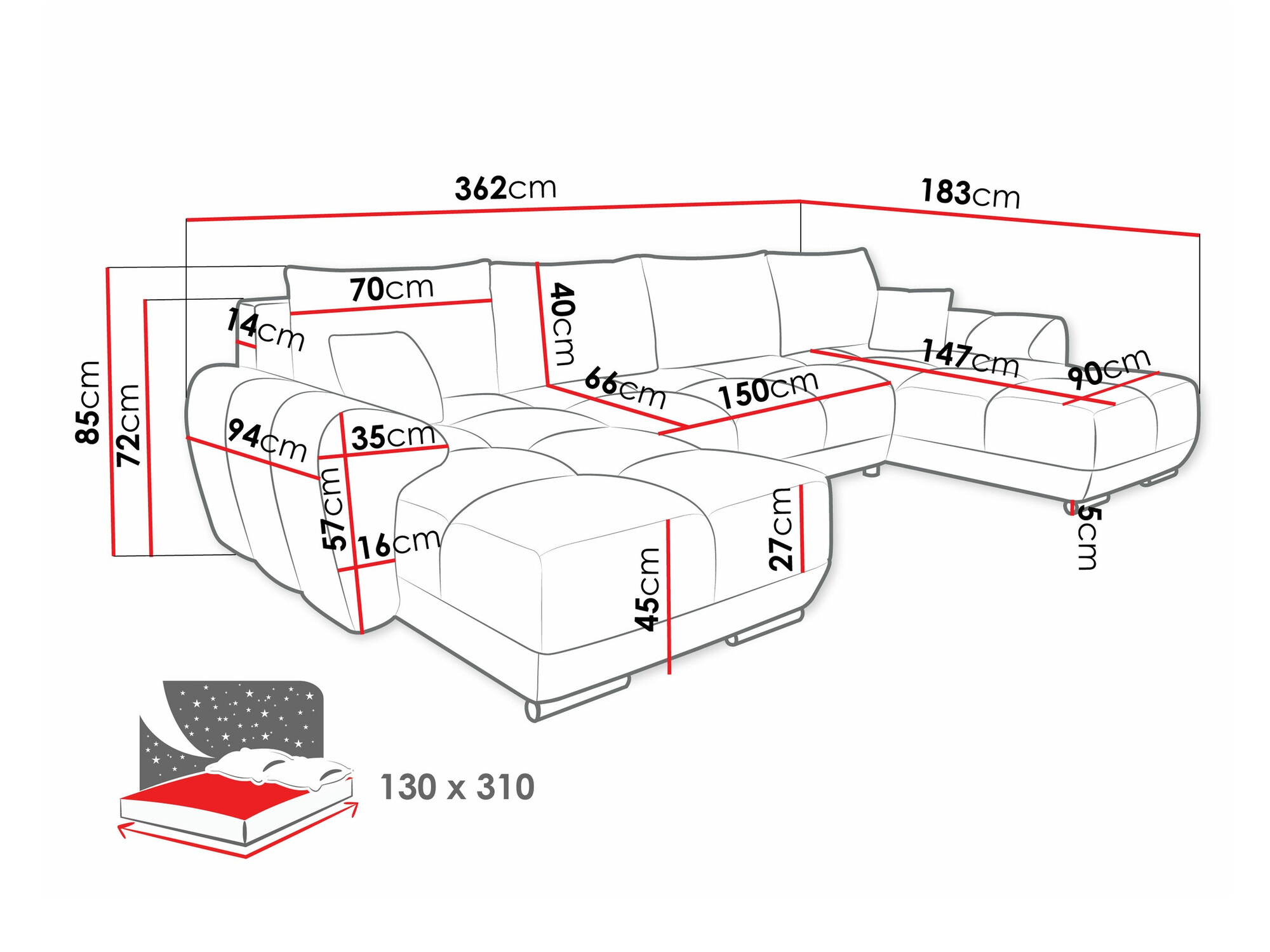 Kulmasohva Signis I (Velo 621)