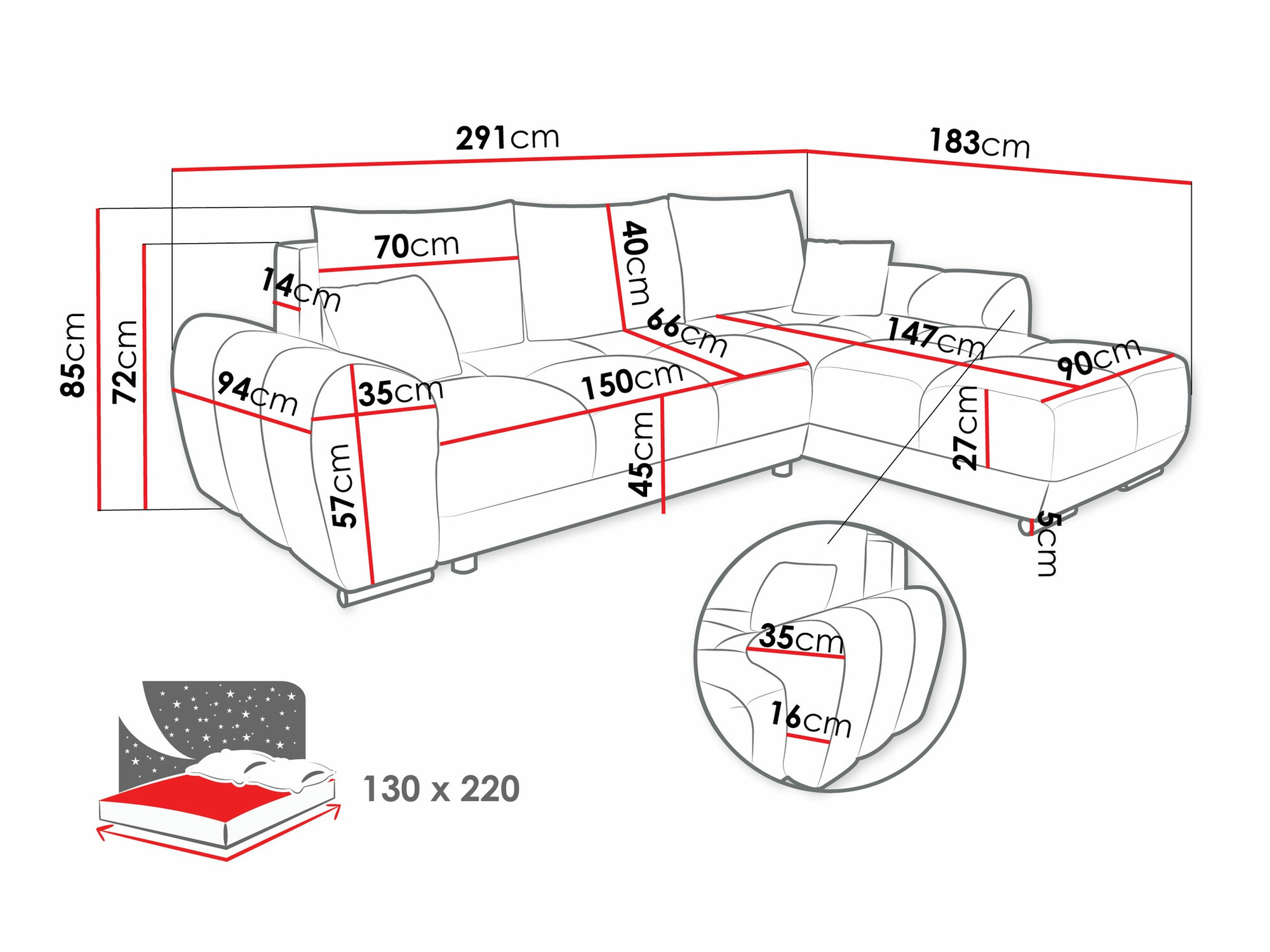 Kulmasohva Signis (Velo 623)