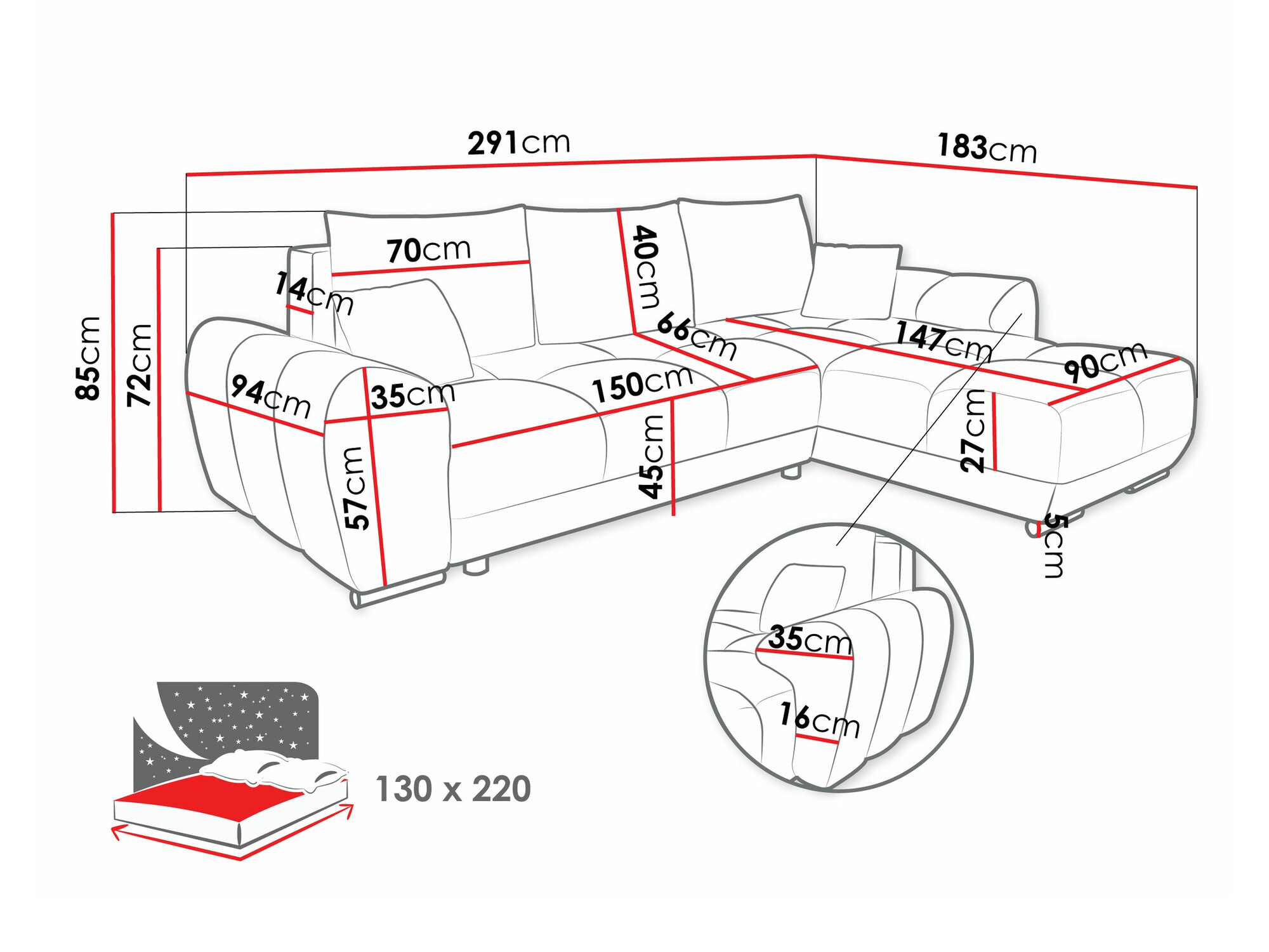 Kulmasohva Signis (Velo 635)
