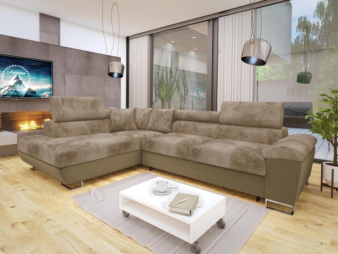 Kulmasohva Comfivo 290 (Otusso 02 + Sorriso 5)