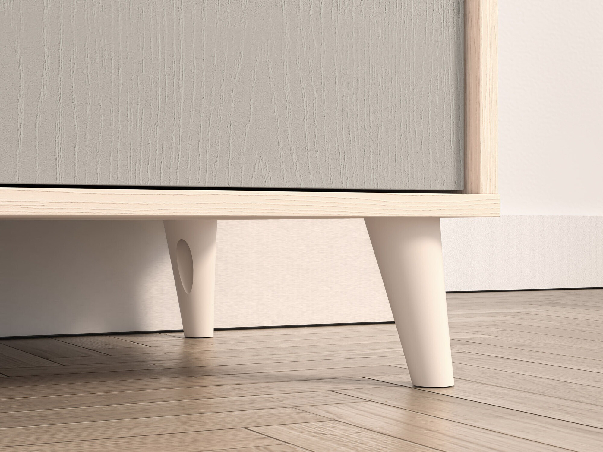 Vaatekaappi Tortoli 101 (Harmaa)