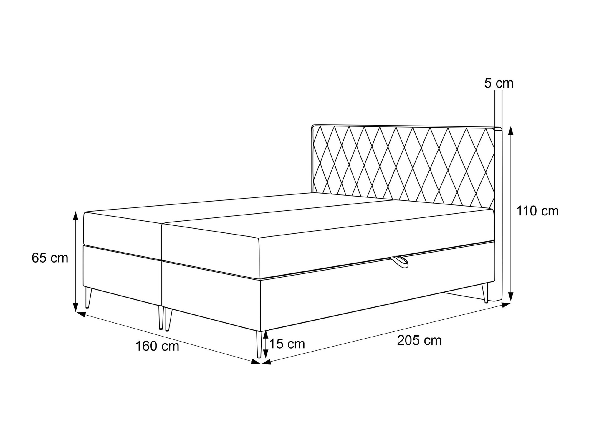 Jenkkisänky Martinez 110 (Melody 12)