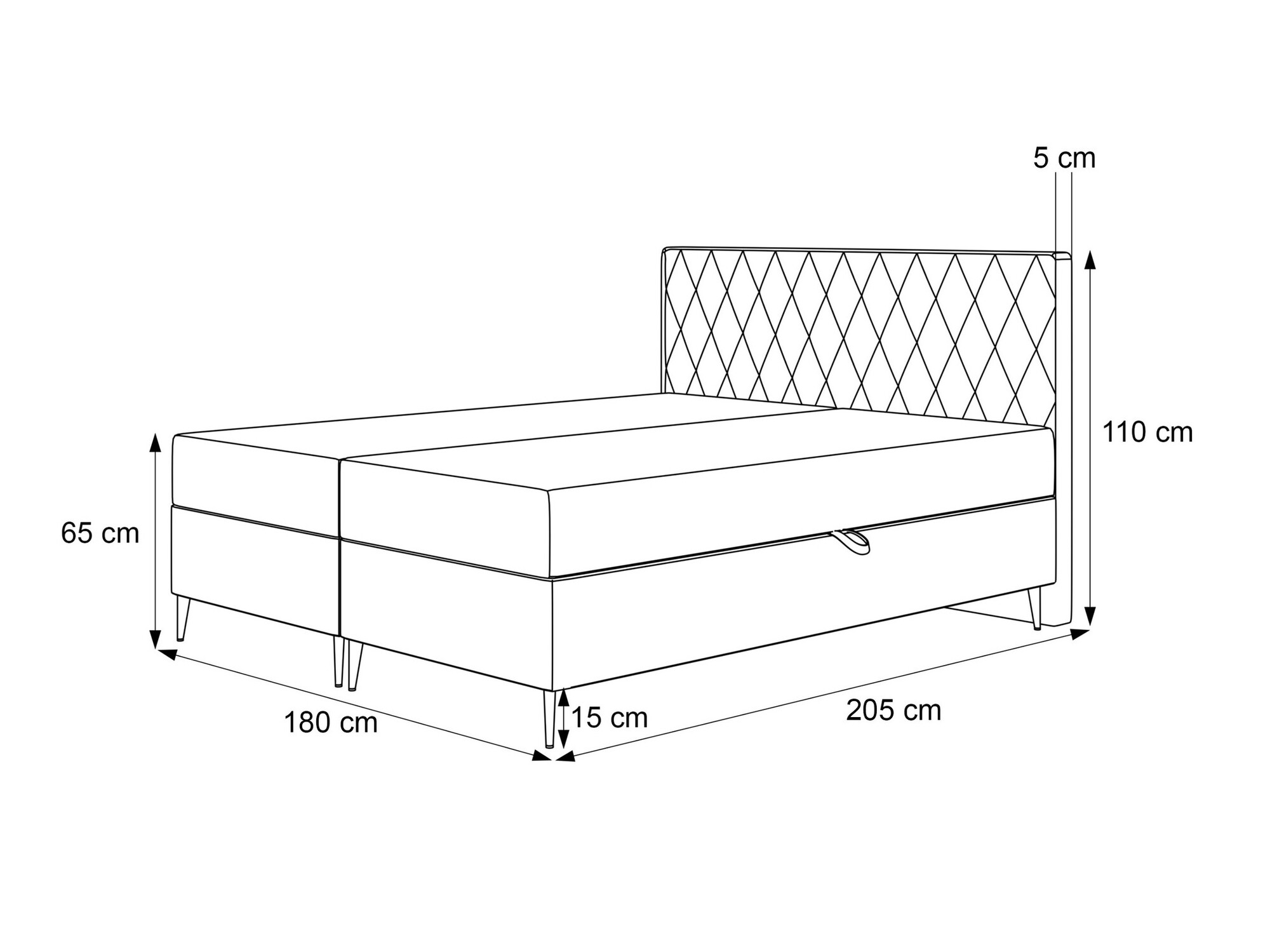 Jenkkisänky Martinez 110 (Melody 12)