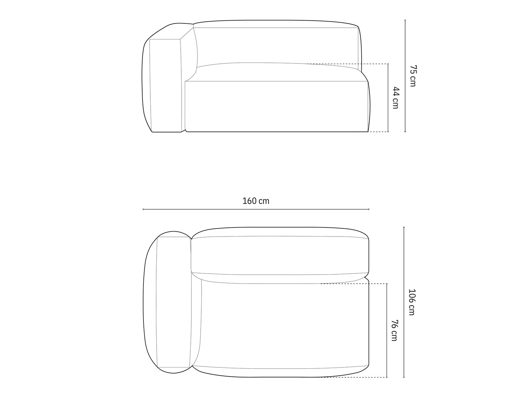Modulaarinen istuinyksikkö Sorcoro 111 (Vogue 01)
