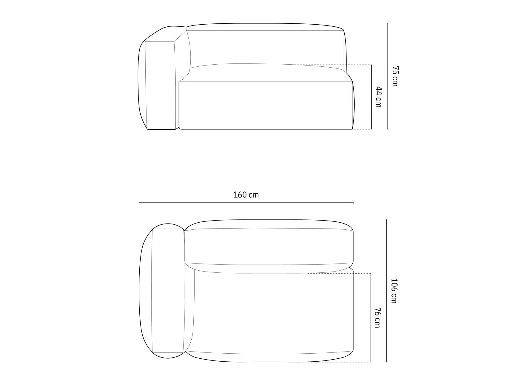 Modulaarinen istuinyksikkö Sorcoro 111 (Boston Trufa)