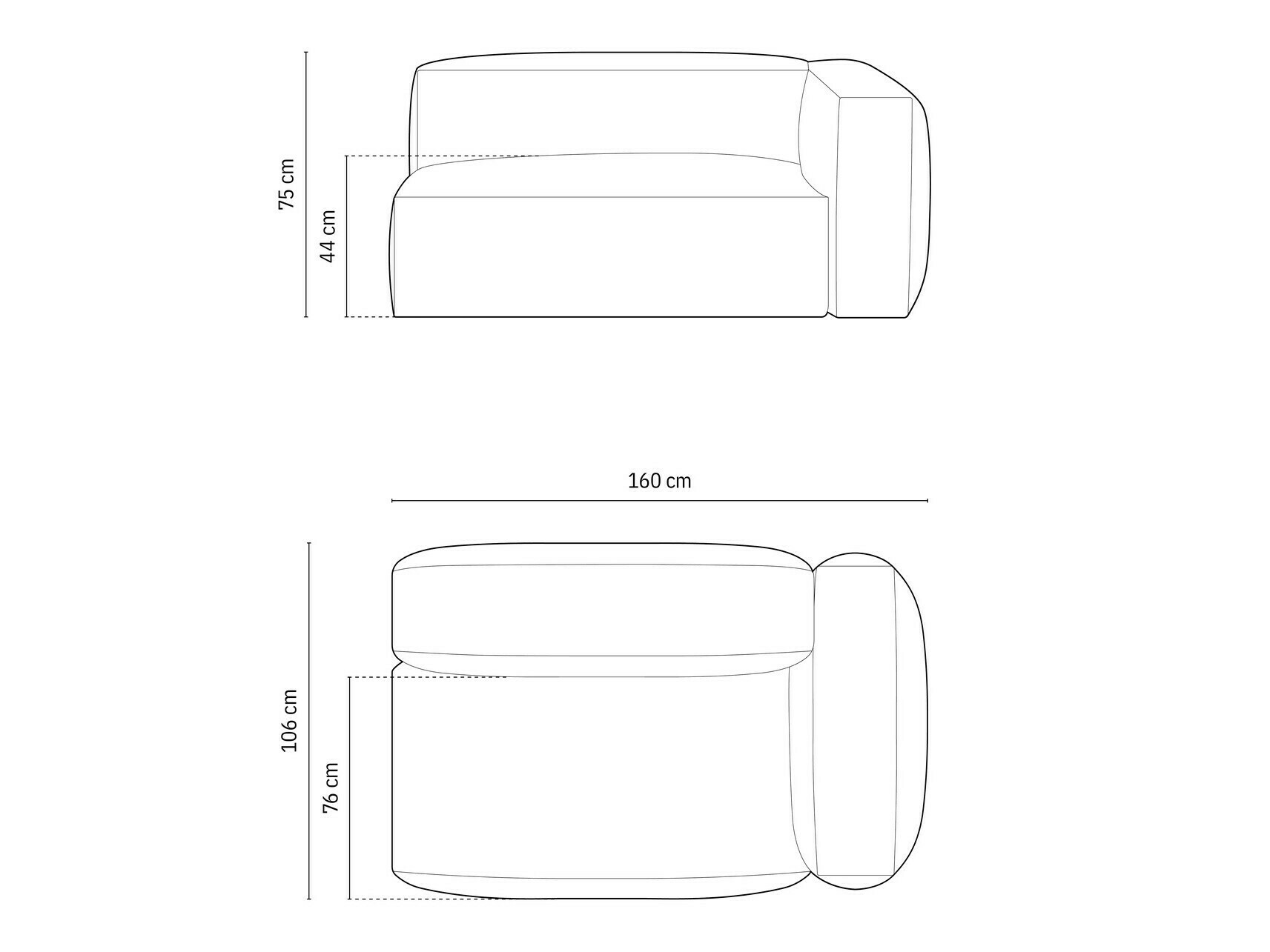 Modulaarinen istuinyksikkö Sorcoro 111 (Vogue 11)
