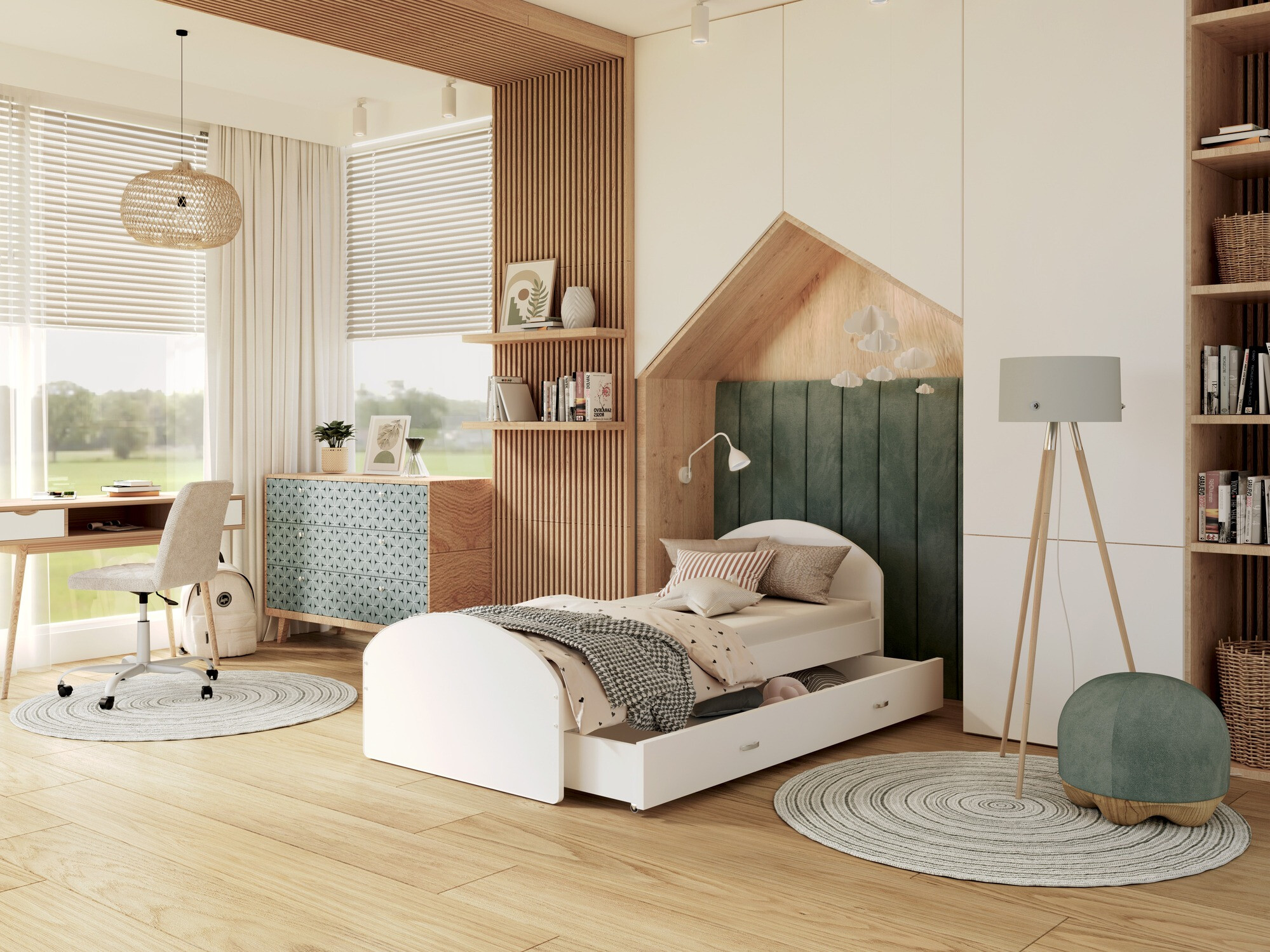 Sänky Aurora 177 (Valkoinen)