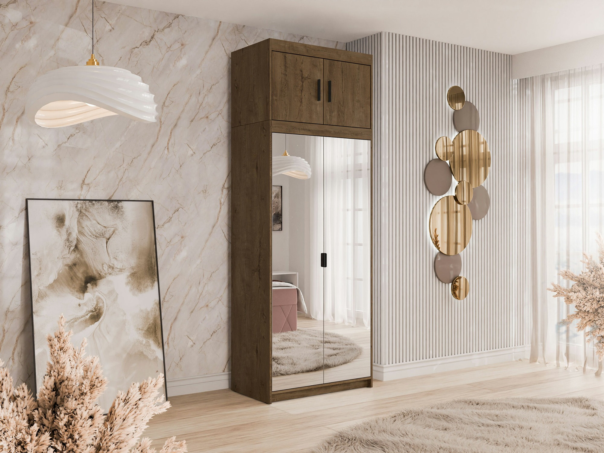 Vaatekaappi Novduni 119 (Lefkas tammi)