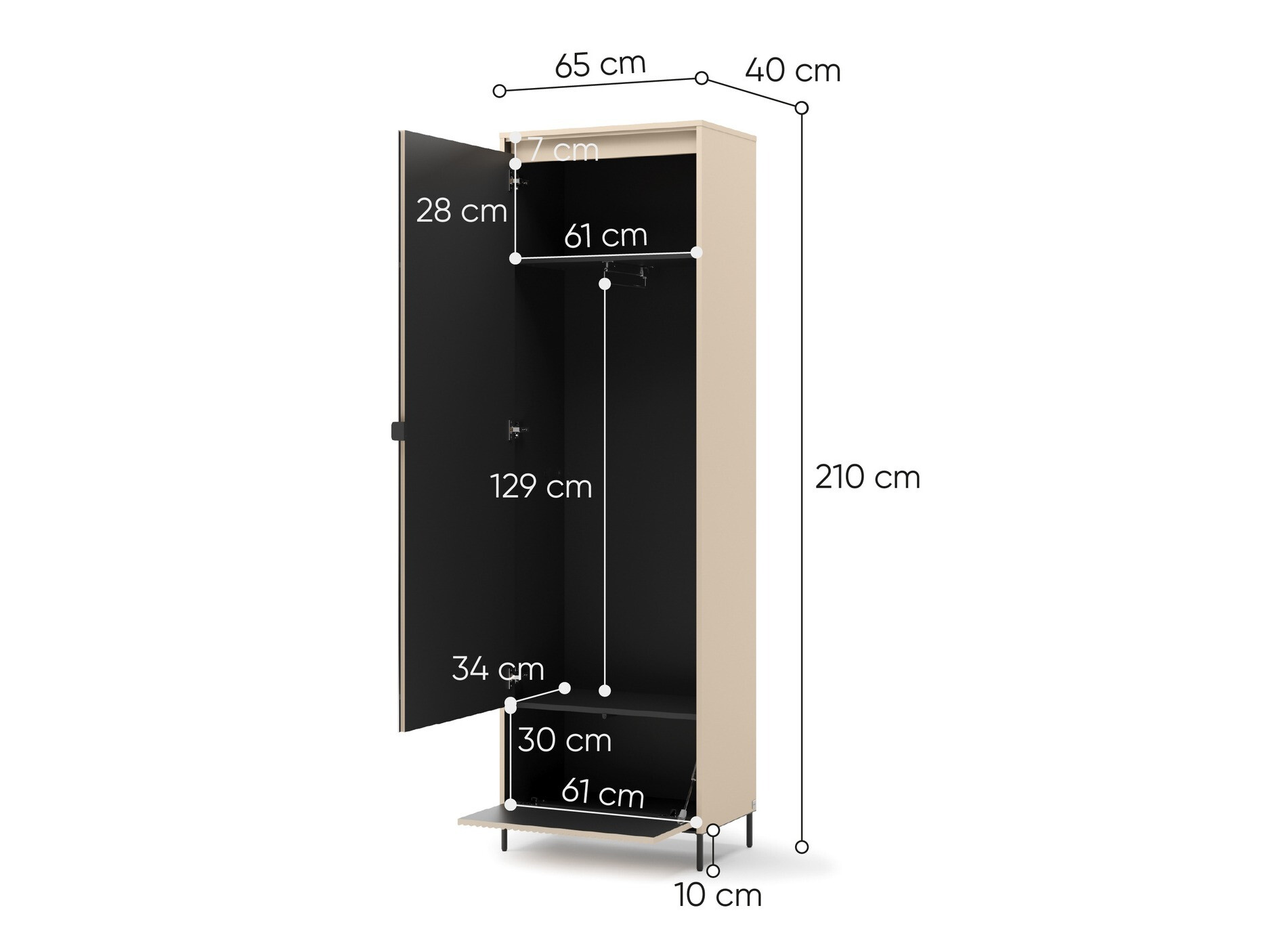 Vaatekaappi Lorfera 111