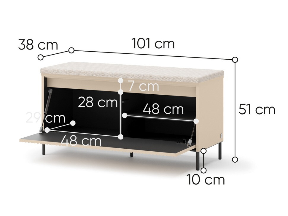 Kenkäkaappi Lorfera 115