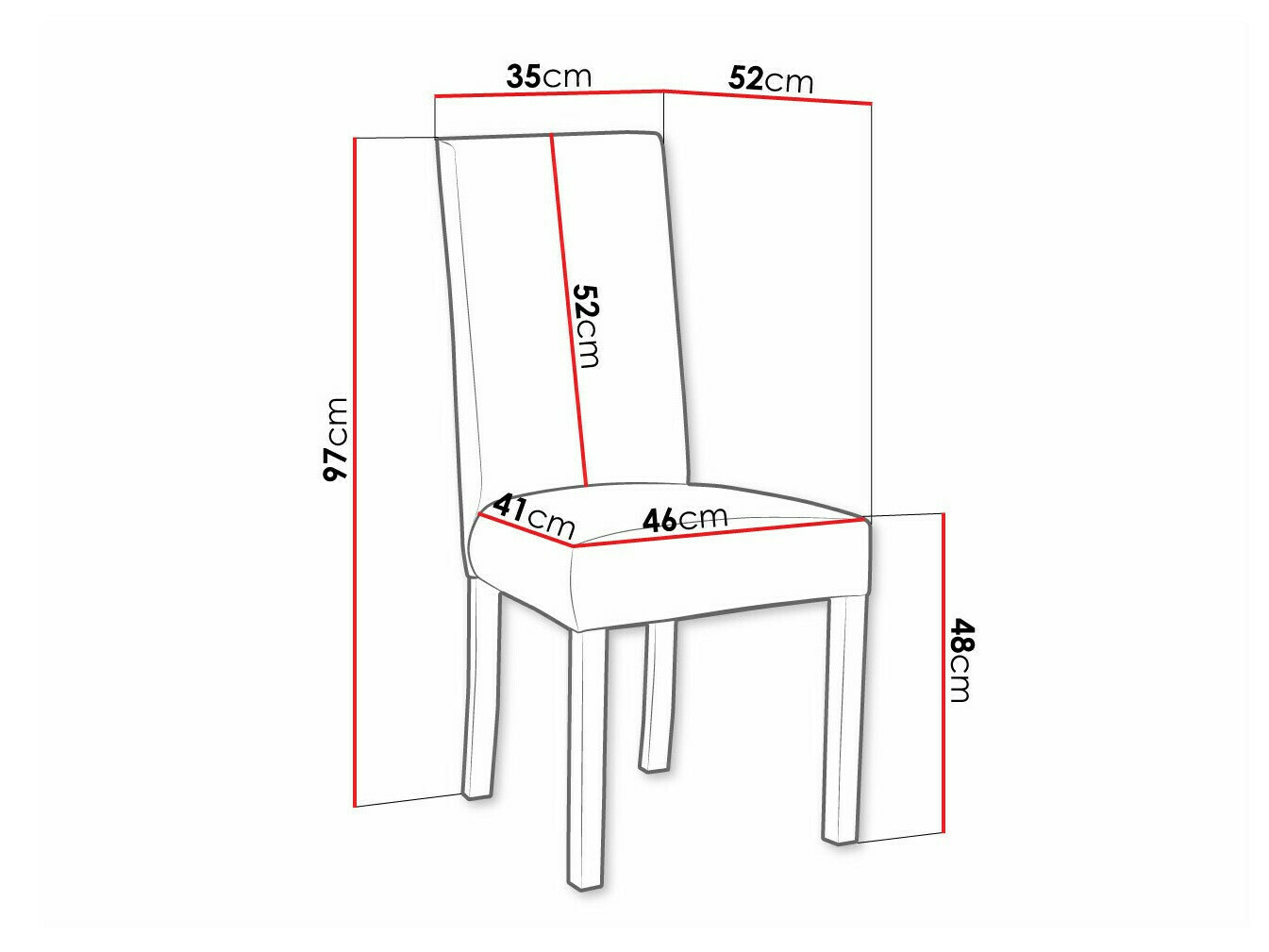 Tuoli Victorville 160 (Pähkinä)