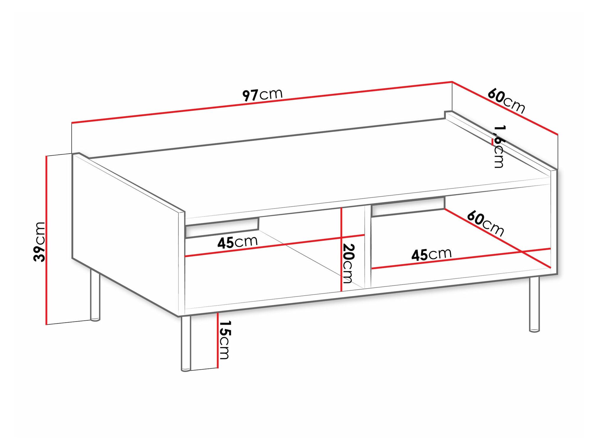 Sohvapöytä Comfivo Belviro