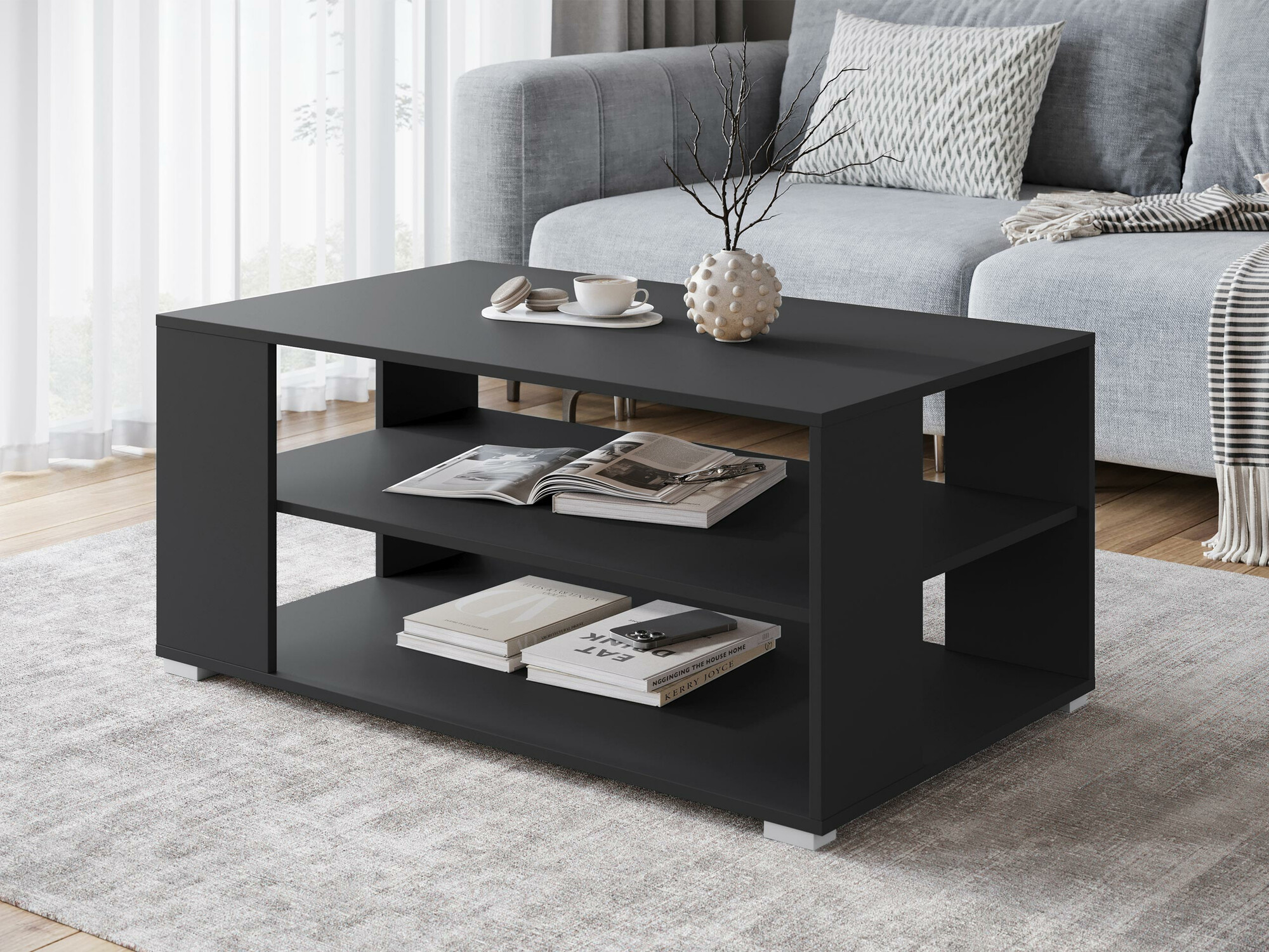 Sohvapöytä Sarasota 187 (Grafiitti)