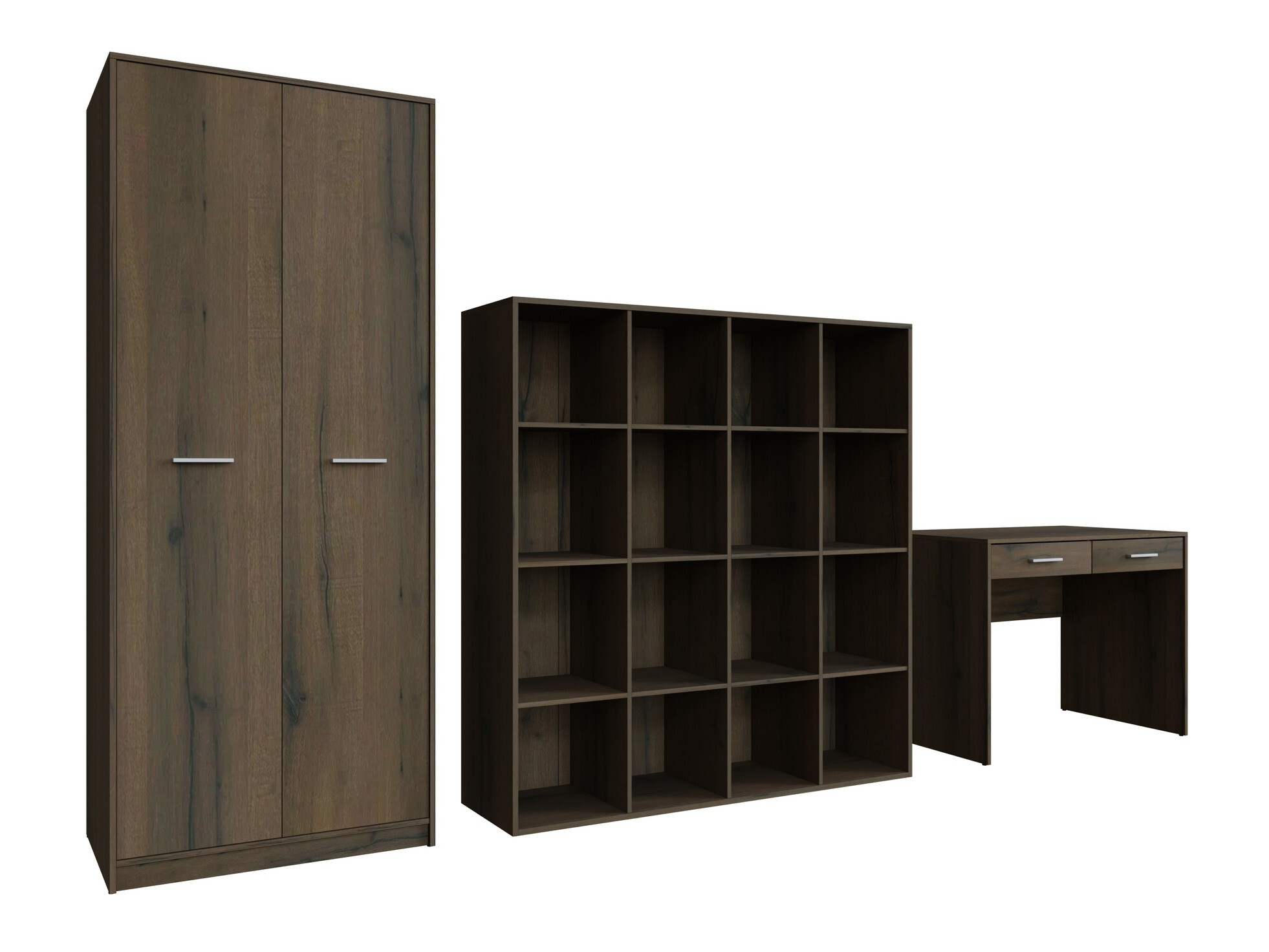 Kotitoimistosetti Novsore 166 (Tumma tammi)