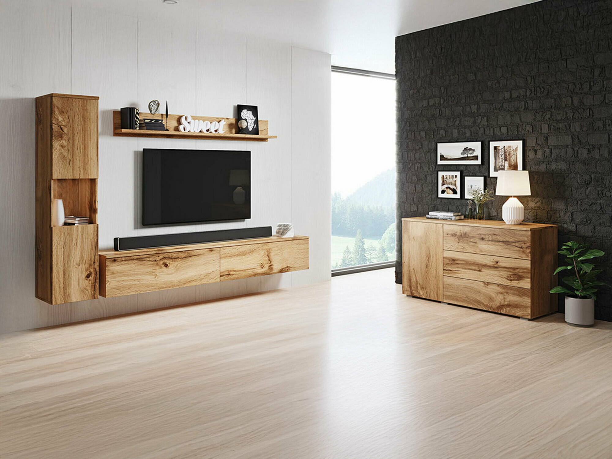 Olohuonesetti Sarasota 132 (Wotan tammi)