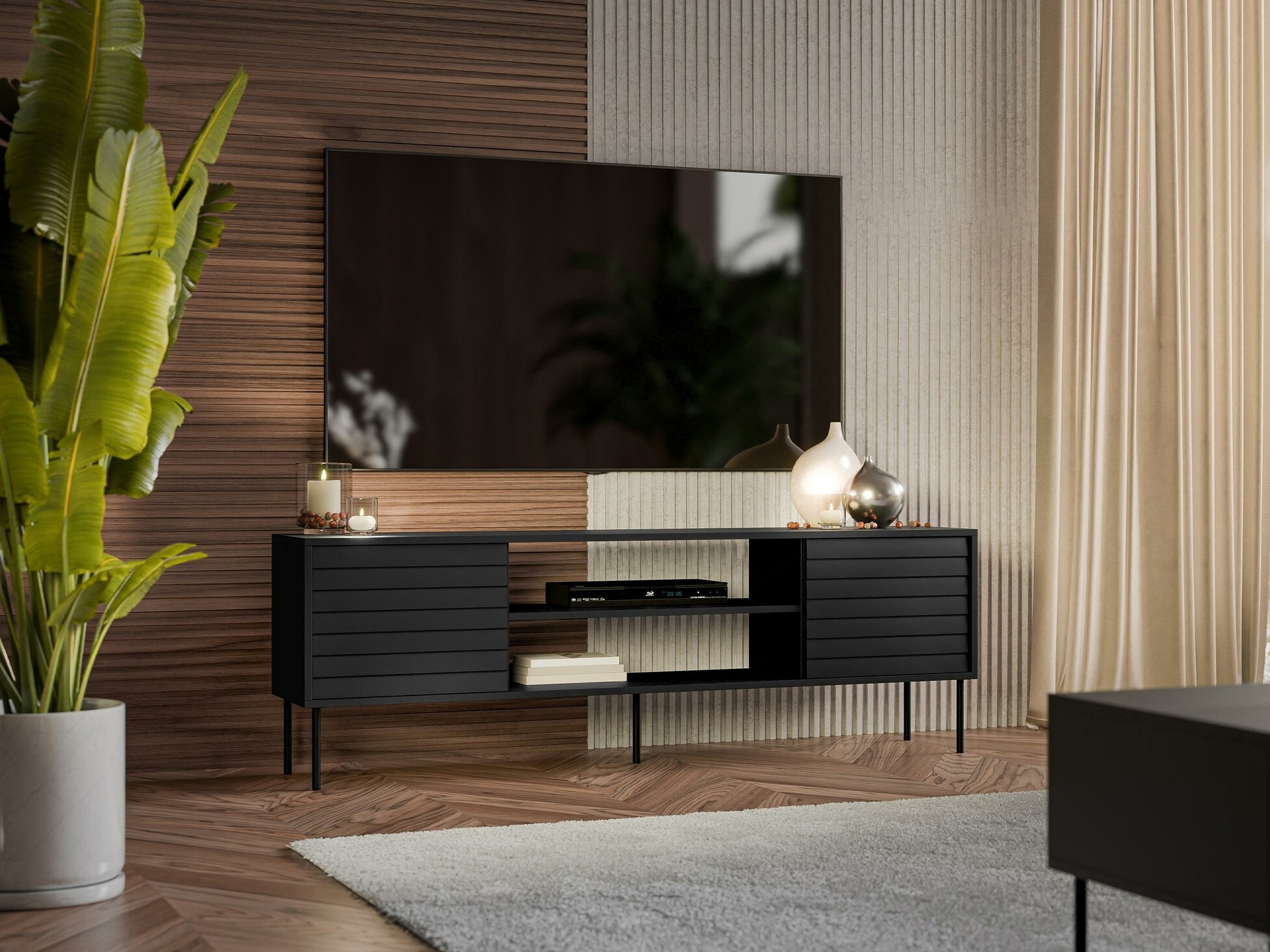 TV-taso Flosoru 104 (Musta)