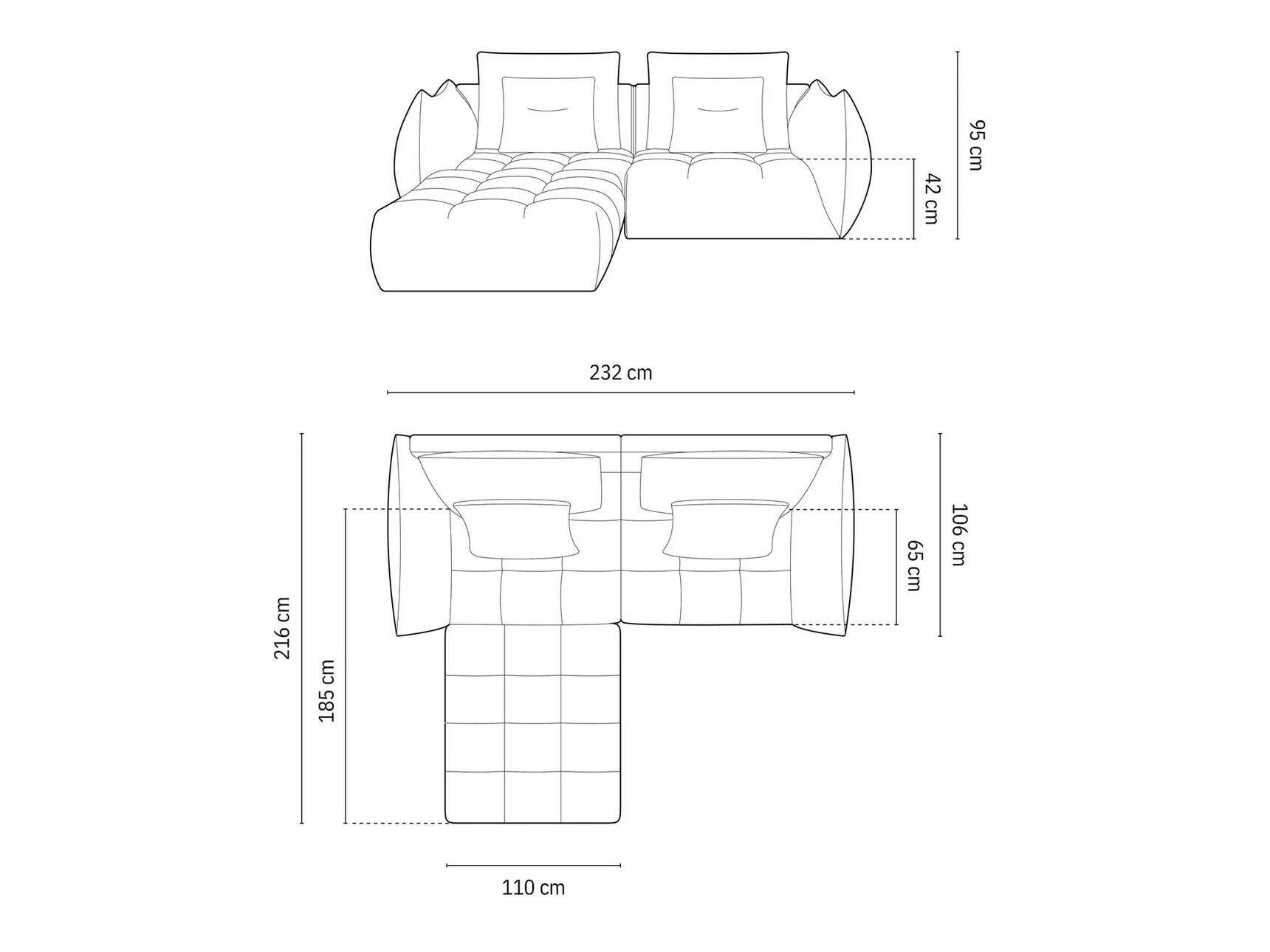 Moduulikulmasohva Benorli 102 (City 83)