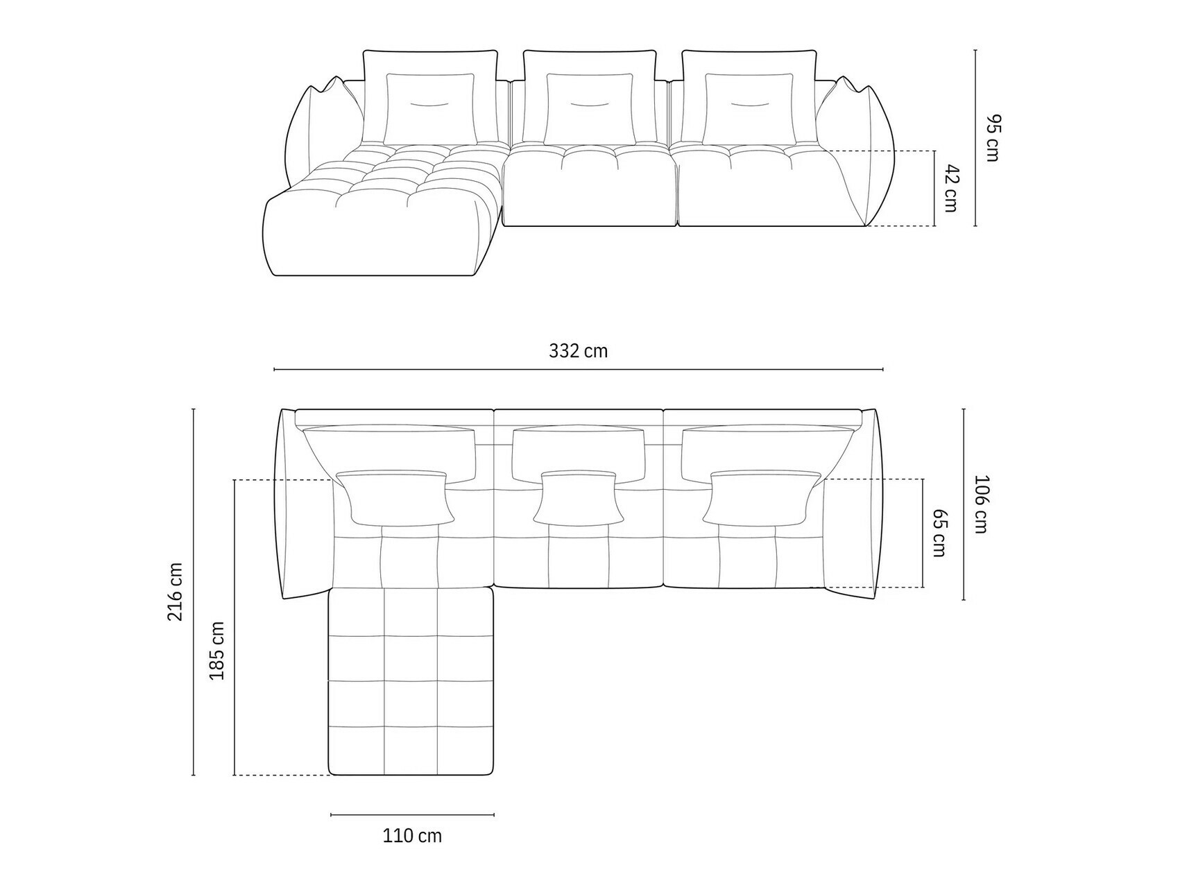 Moduulikulmasohva Benorli 103 (Casino Sand)