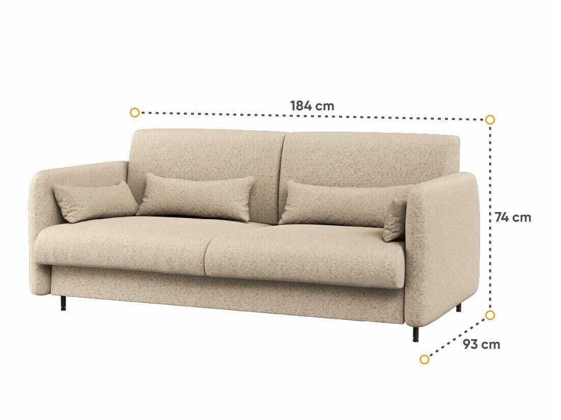 Huonekalusetti Concept Pro Lenart VI (Kiiltävä valkoinen + Valkoinen + Sininen)