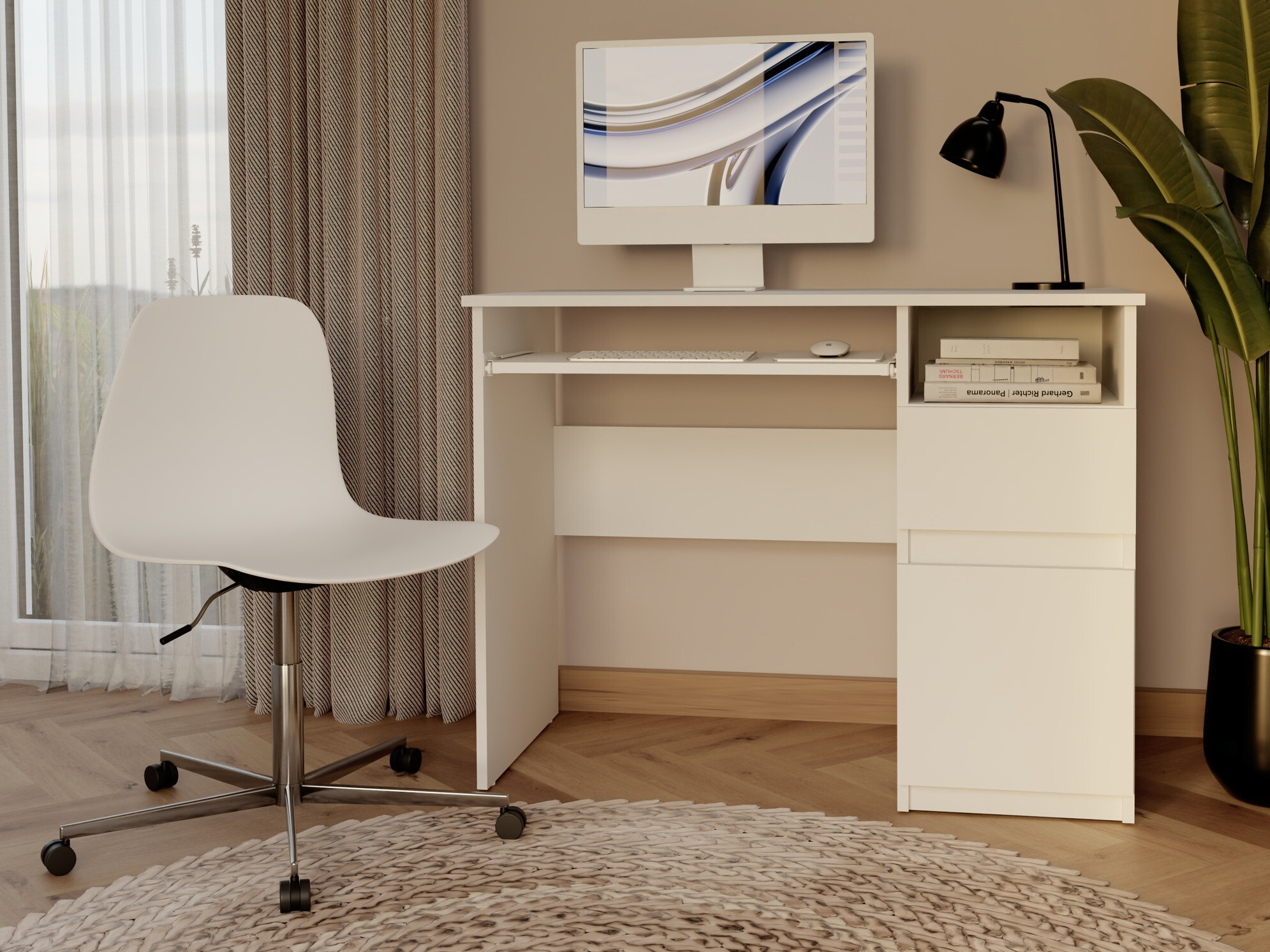 Työpöytä Mandeville 269 (Valkoinen)