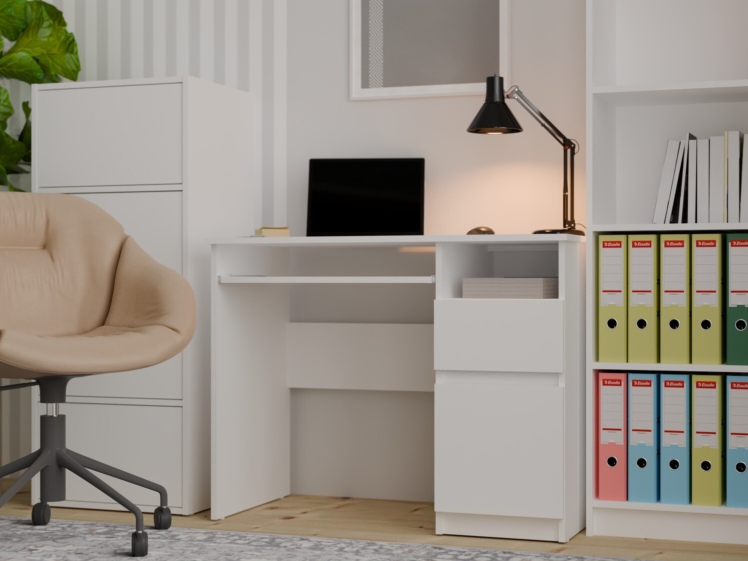 Työpöytä Mandeville 269 (Valkoinen)