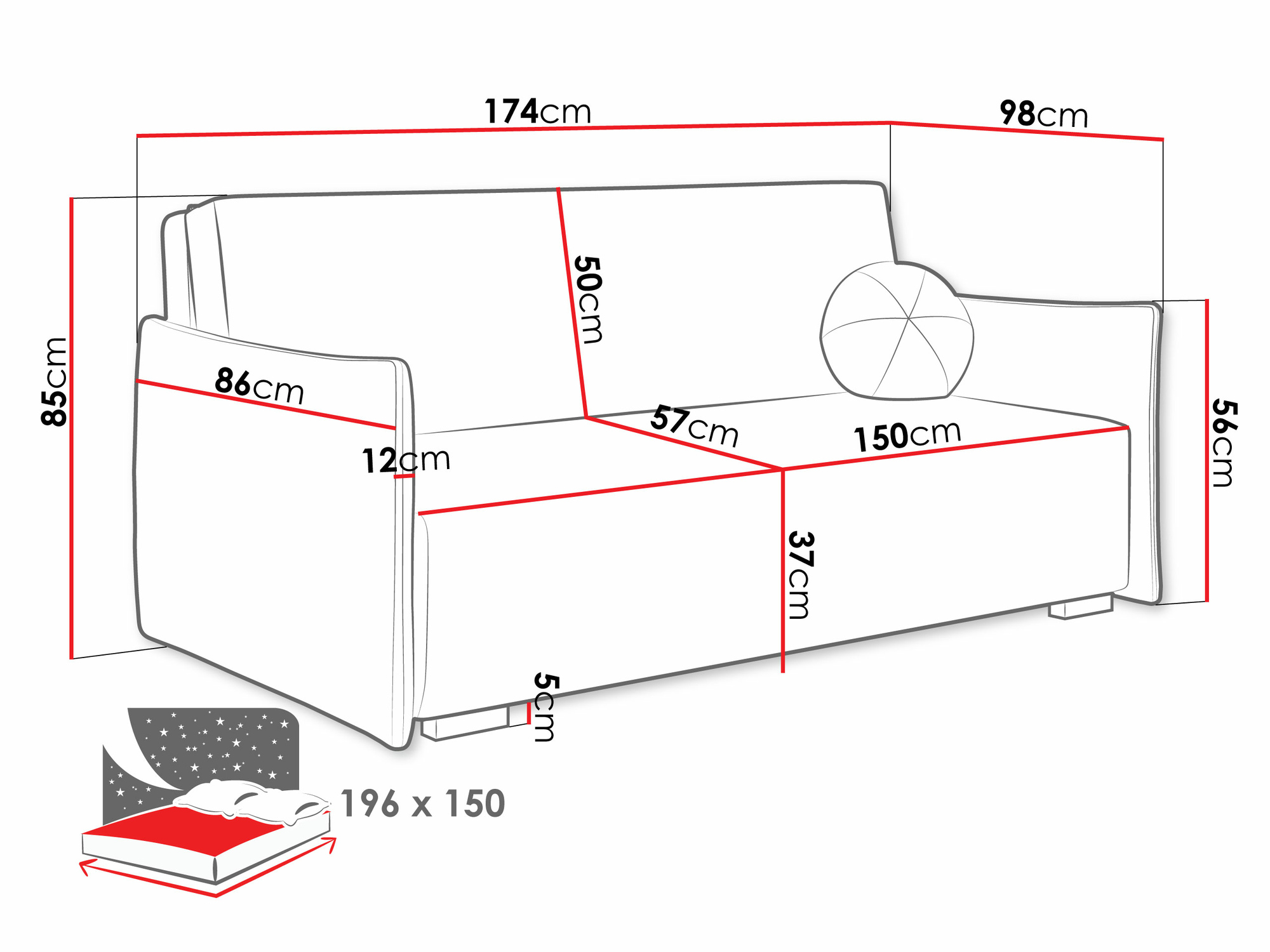 Vuodesohva Velven IV (Soul 1)