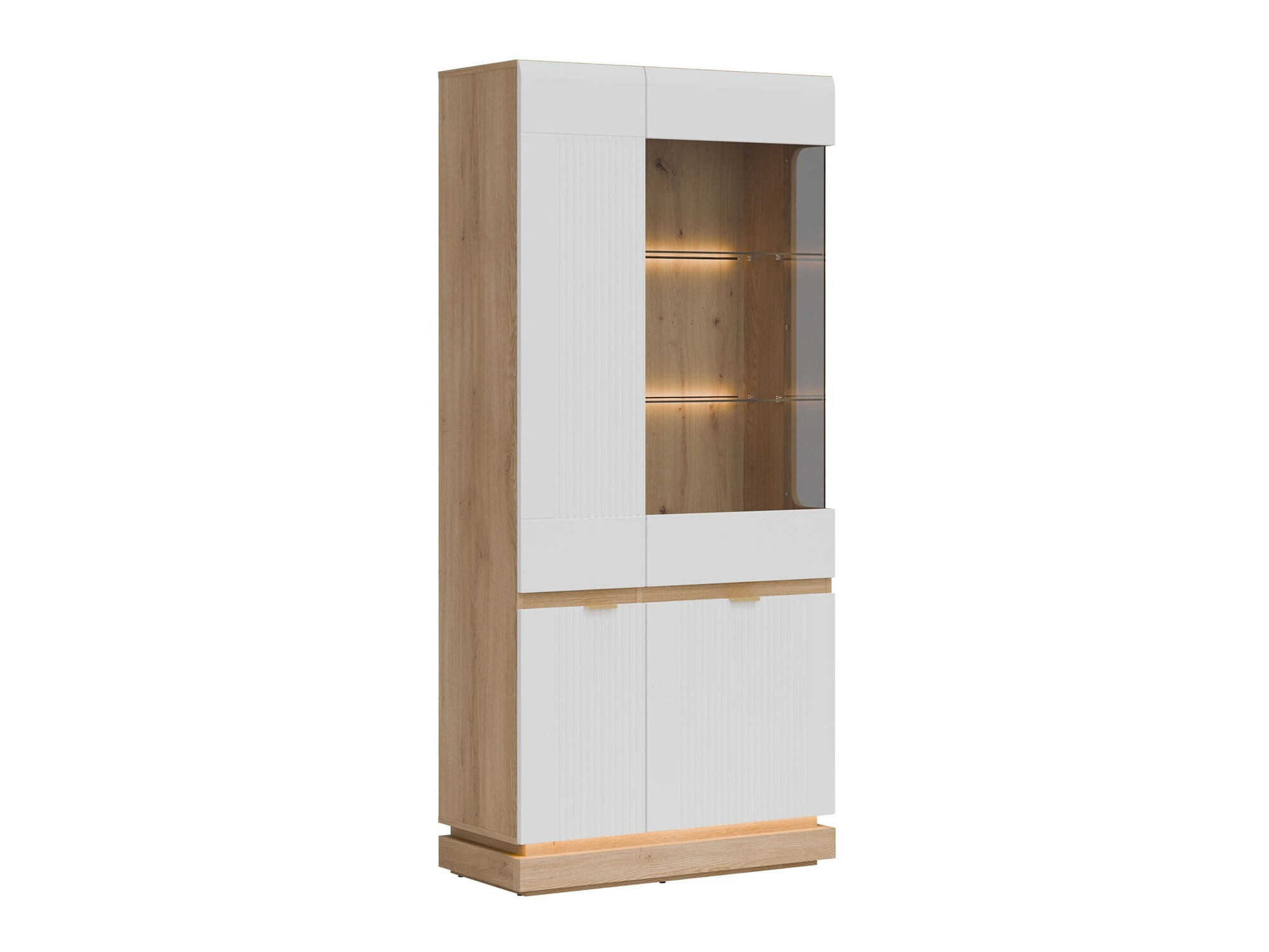 Hylly Teselbu 111 (Valkoinen + Tammi)