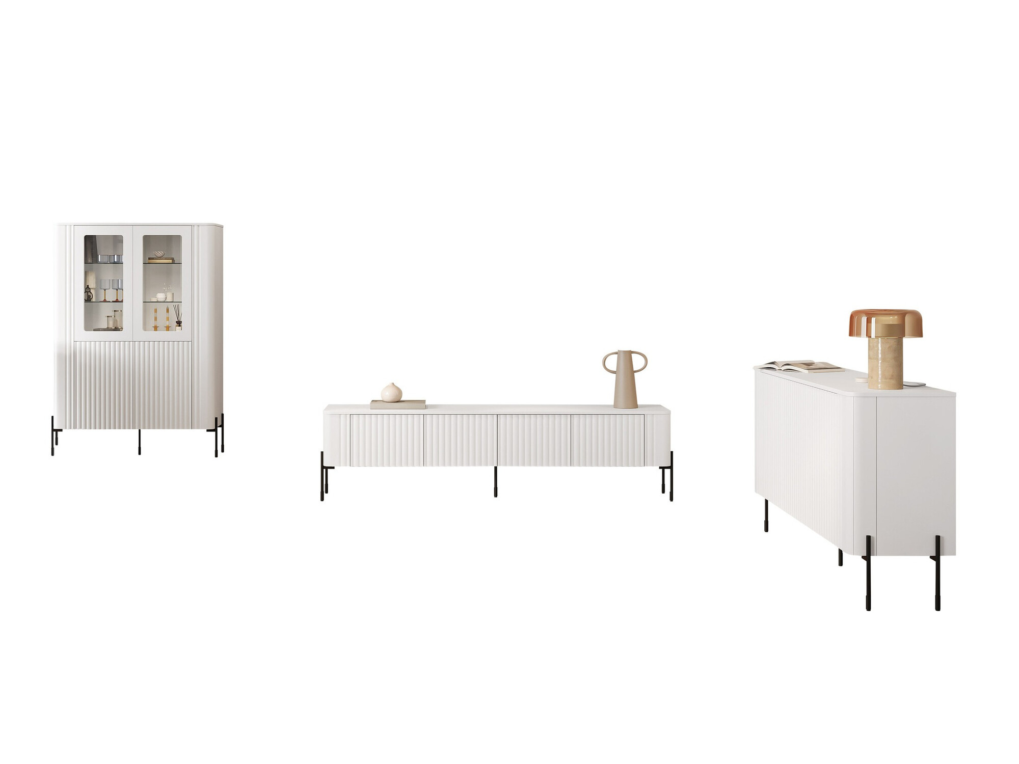 Olohuonesetti Nobilitas (Valkoinen)