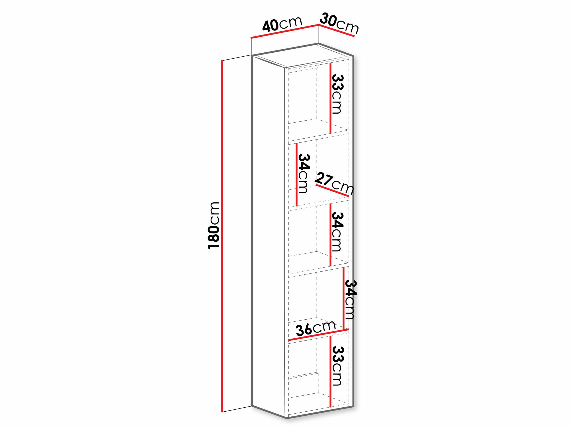 Seinähylly Vilrin II (Valkoinen + Kiiltävä valkoinen)