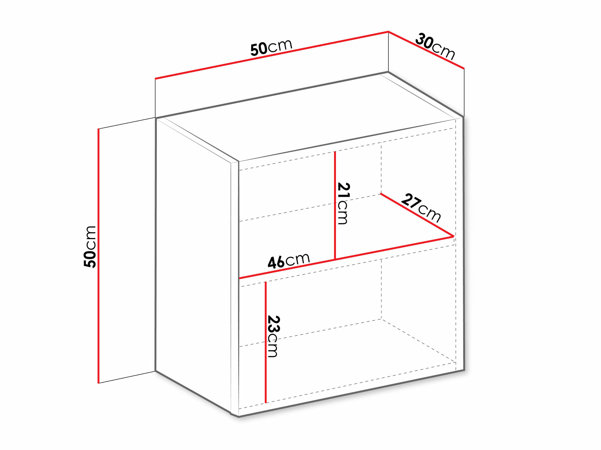 Seinäkaappi Vilrin I (Valkoinen + Kiiltävä valkoinen)