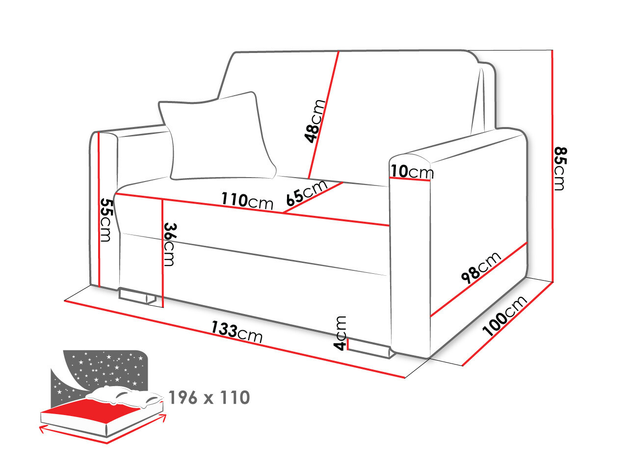 Vuodesohva Solrin II (Tilia 86)