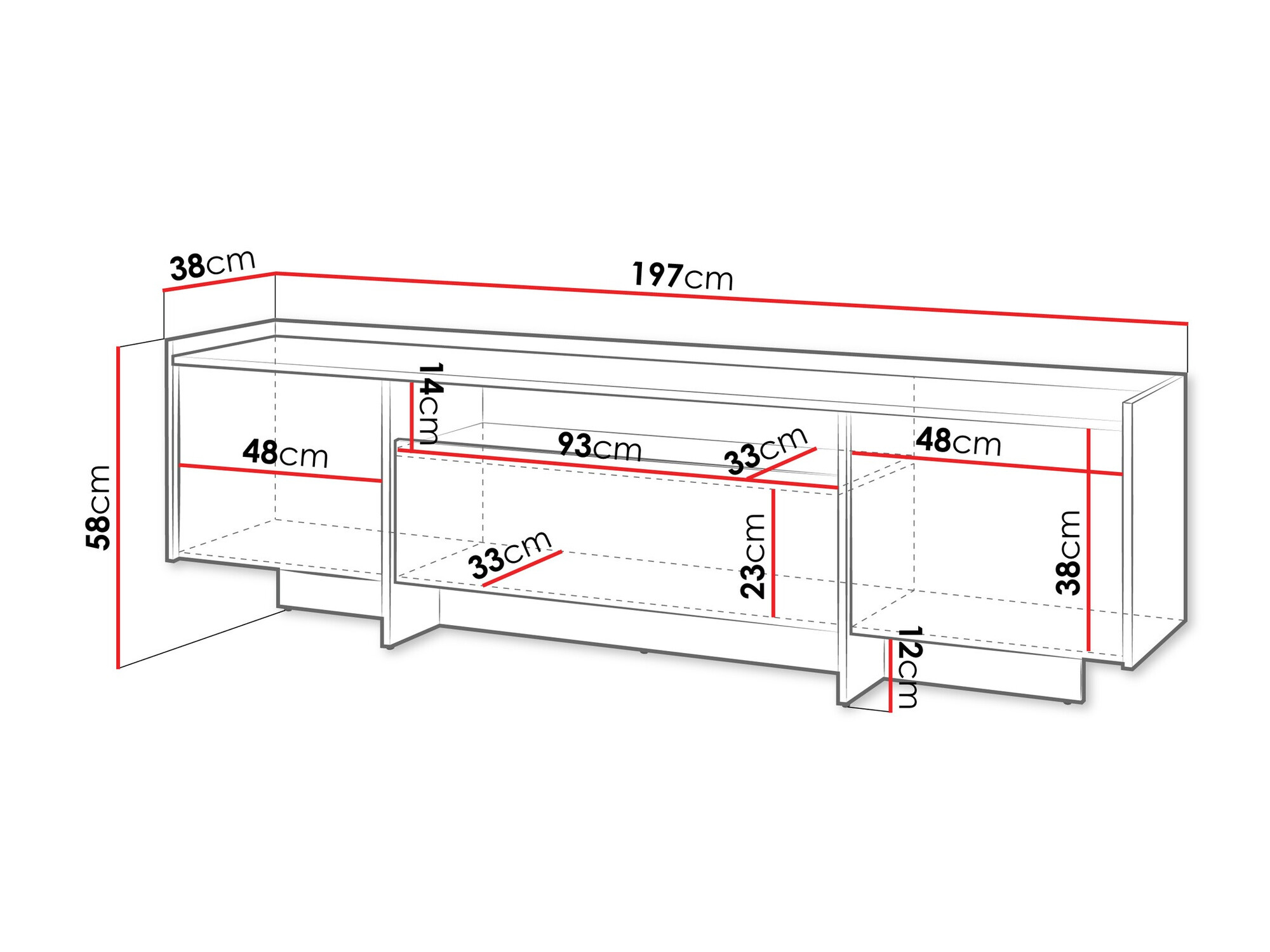 TV-taso Filus (Tumma tammi)