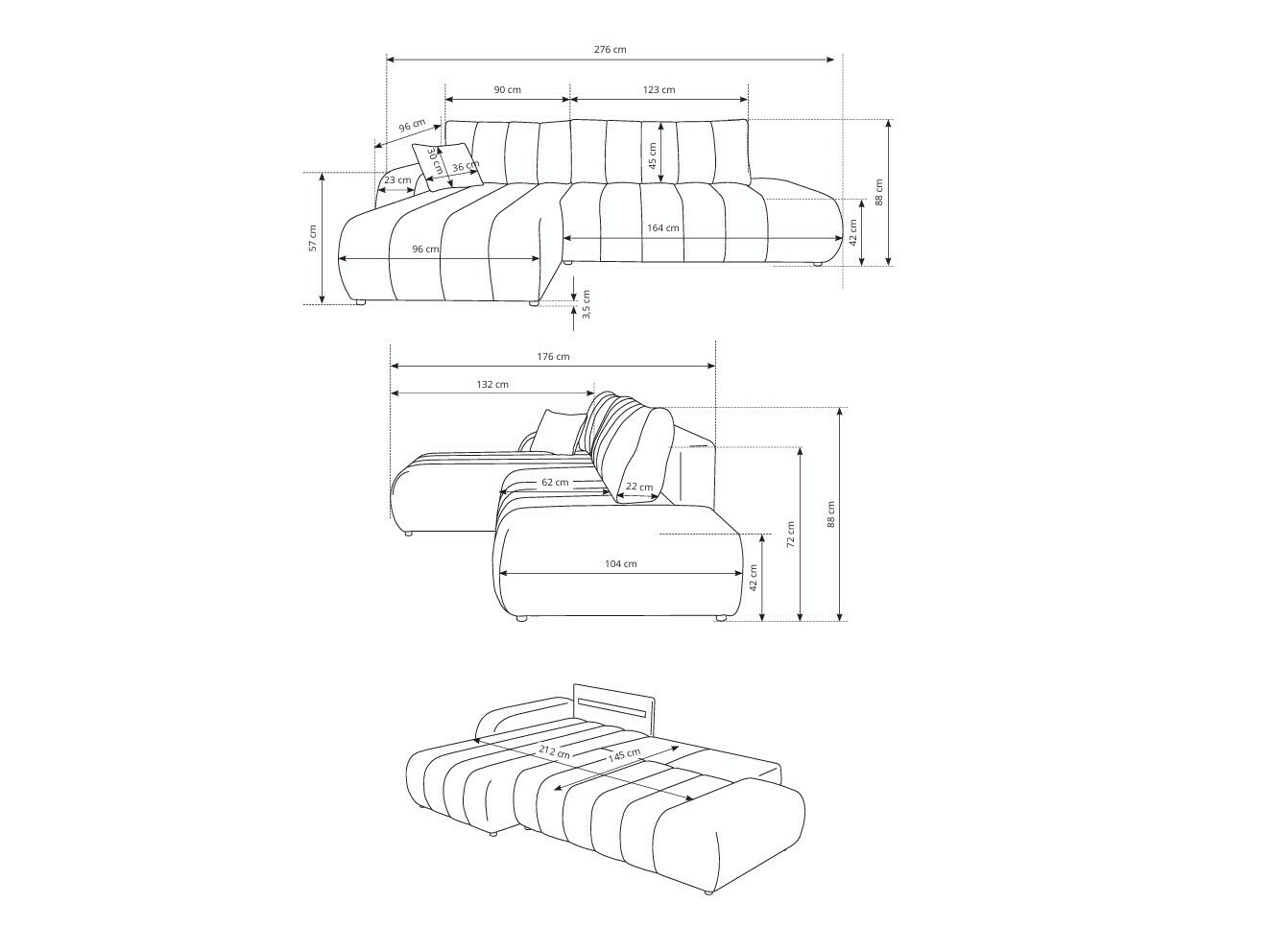 Kulmasohva Kingston 152 (Lambi 08)