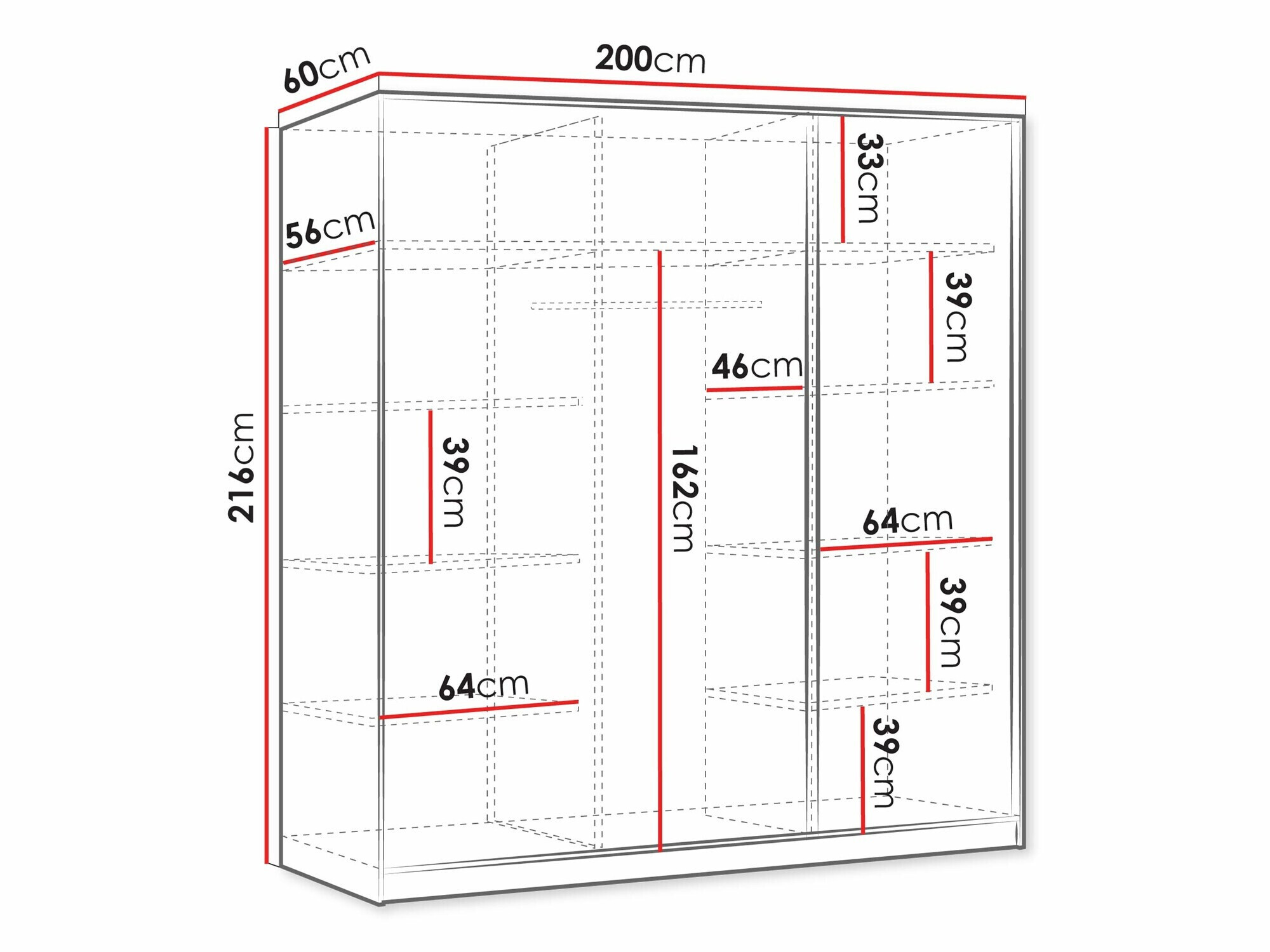 Vaatekaappi Comfivo Papilio