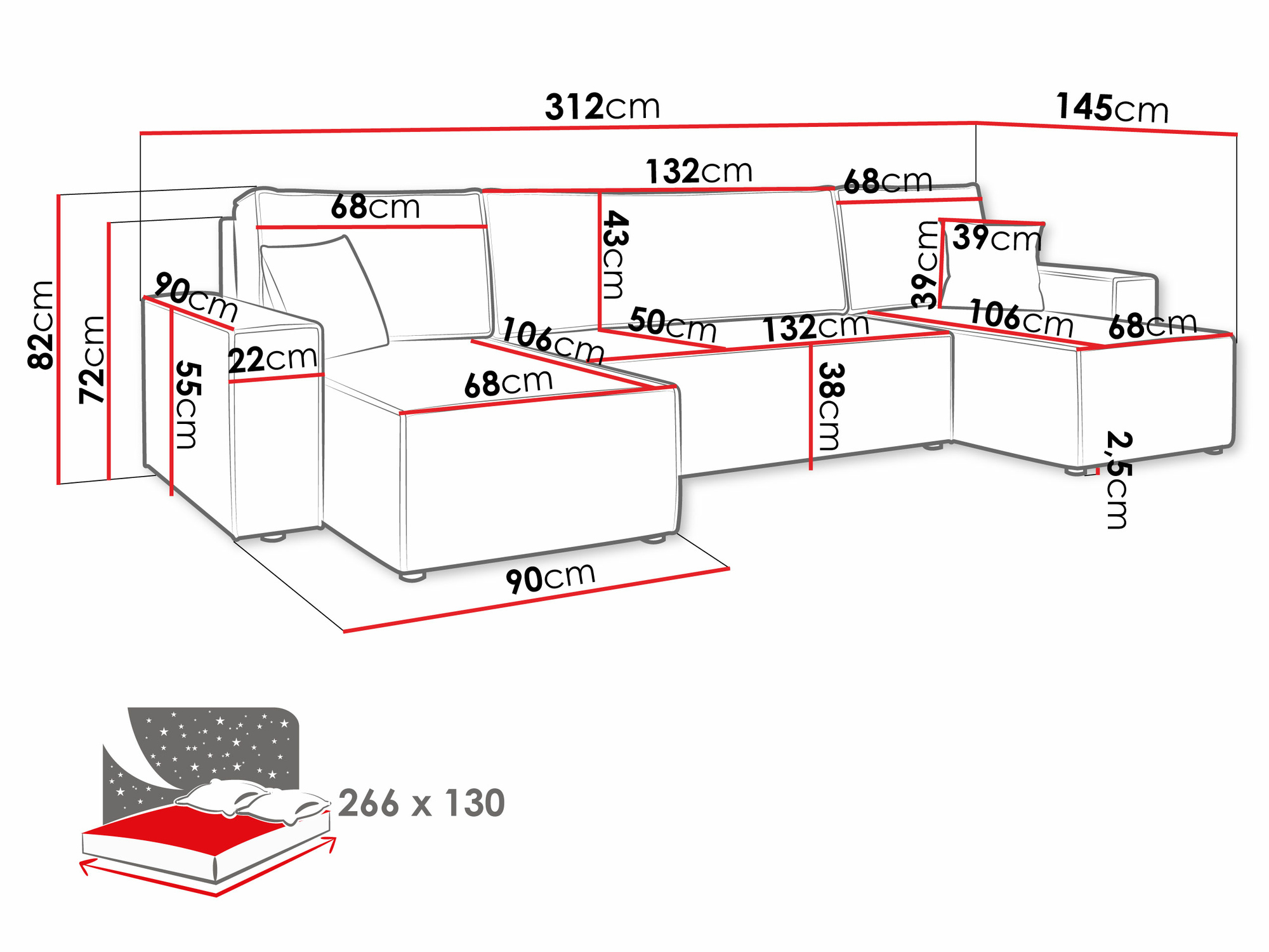 Kulmasohva Vespes I (Poso 02)