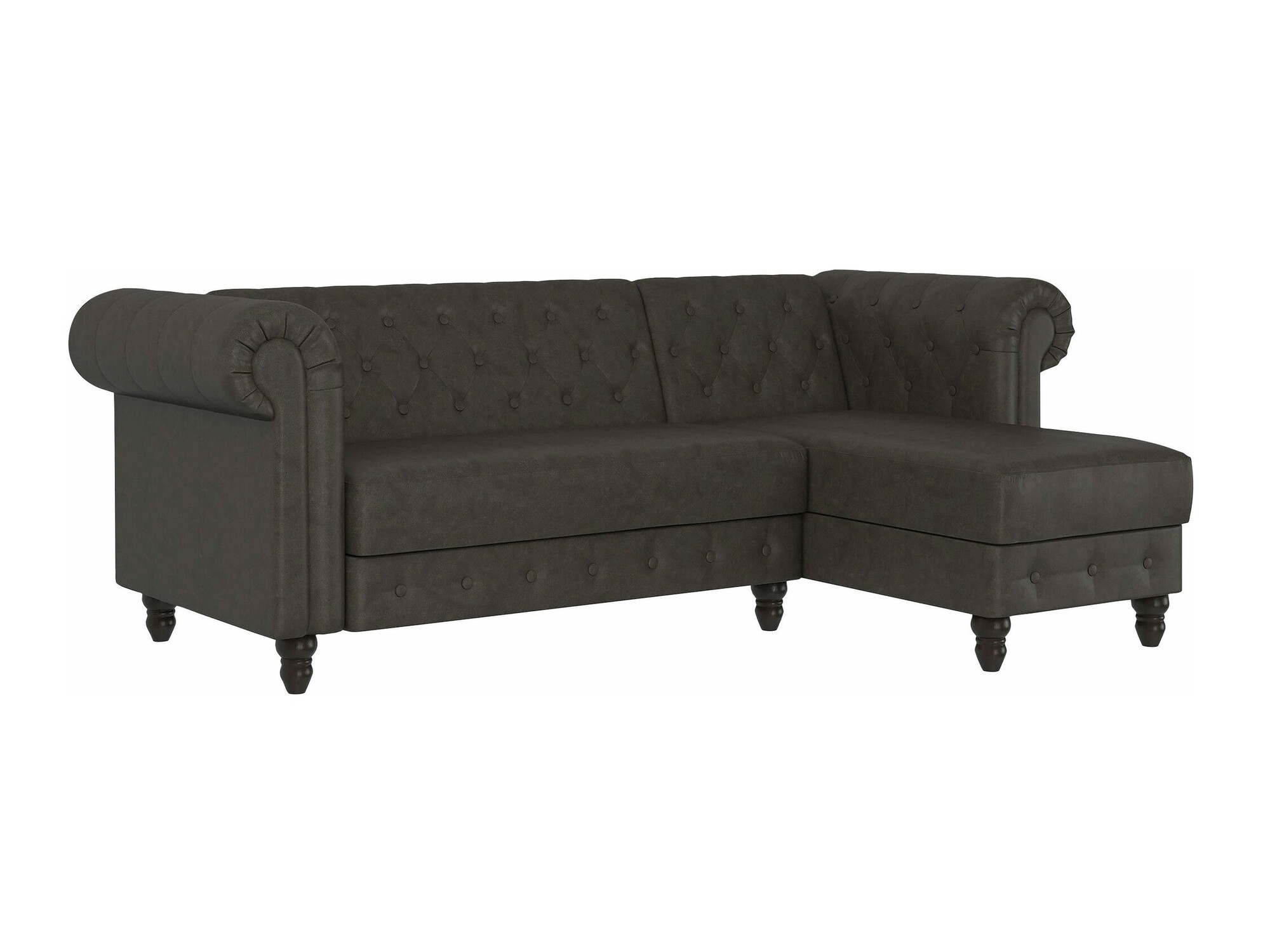 Chesterfield-kulmasohva Tulsa 622 (Dakr ruskea)