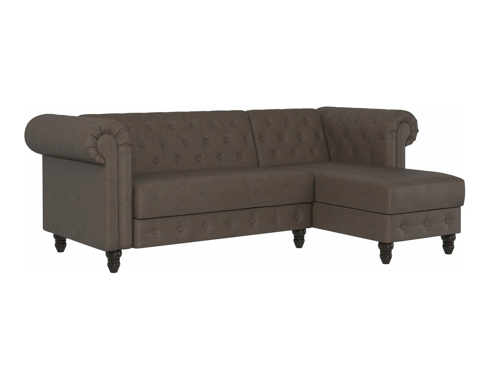 Chesterfield-kulmasohva Tulsa 622 (Ruskea)
