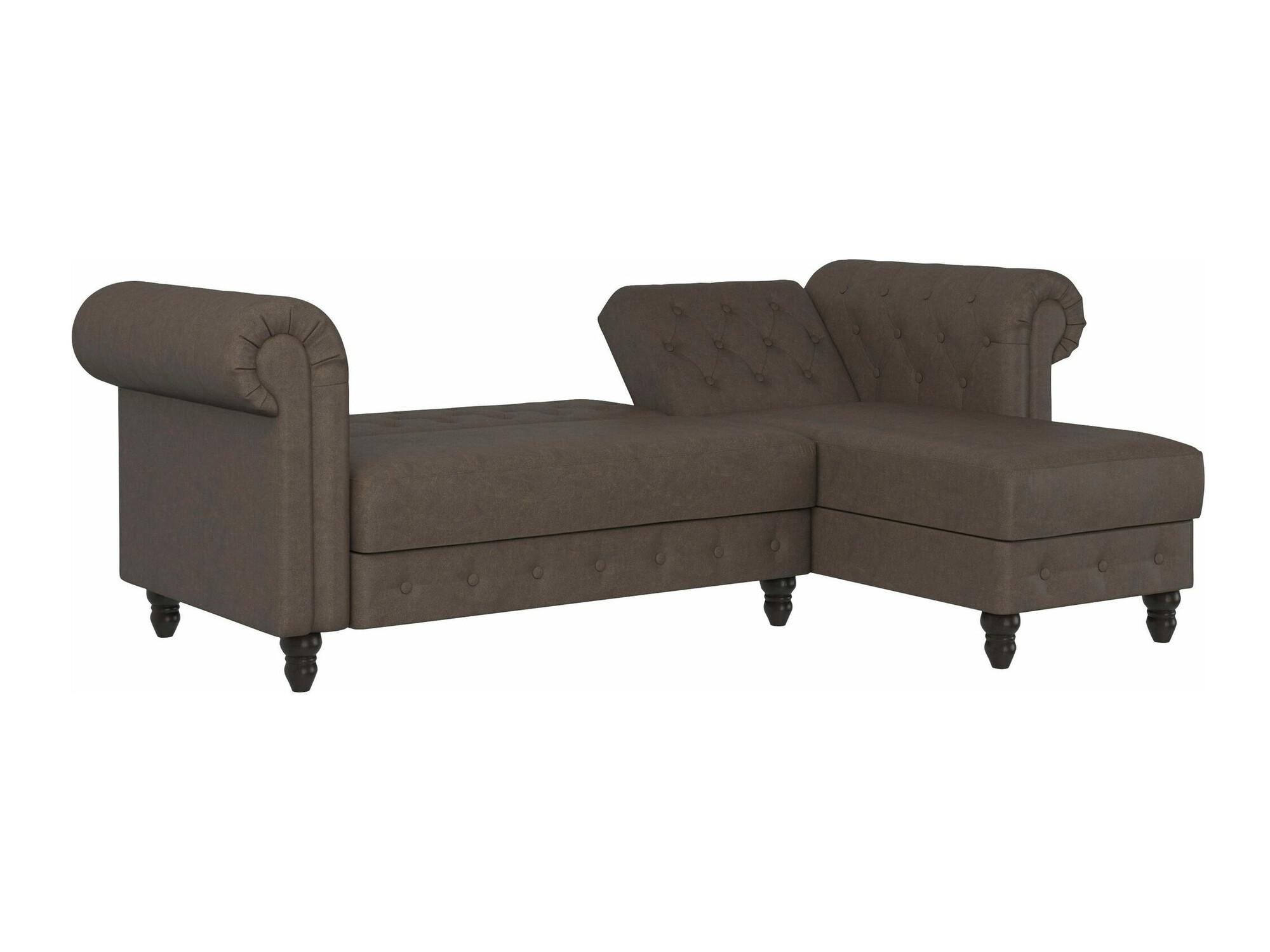 Chesterfield-kulmasohva Tulsa 622 (Ruskea)
