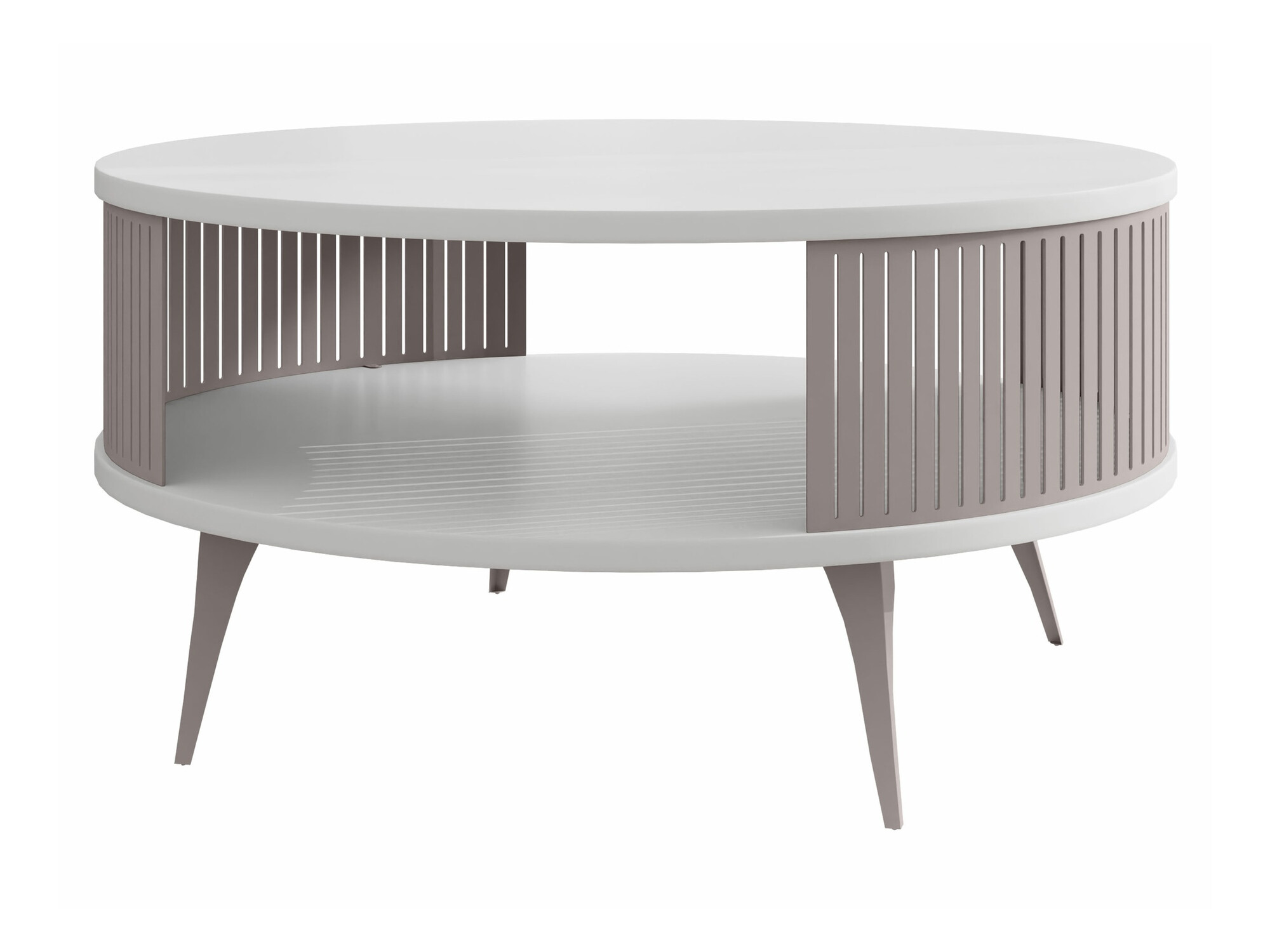 Sohvapöytä Vitum VI (Kashmir + Valkoinen)