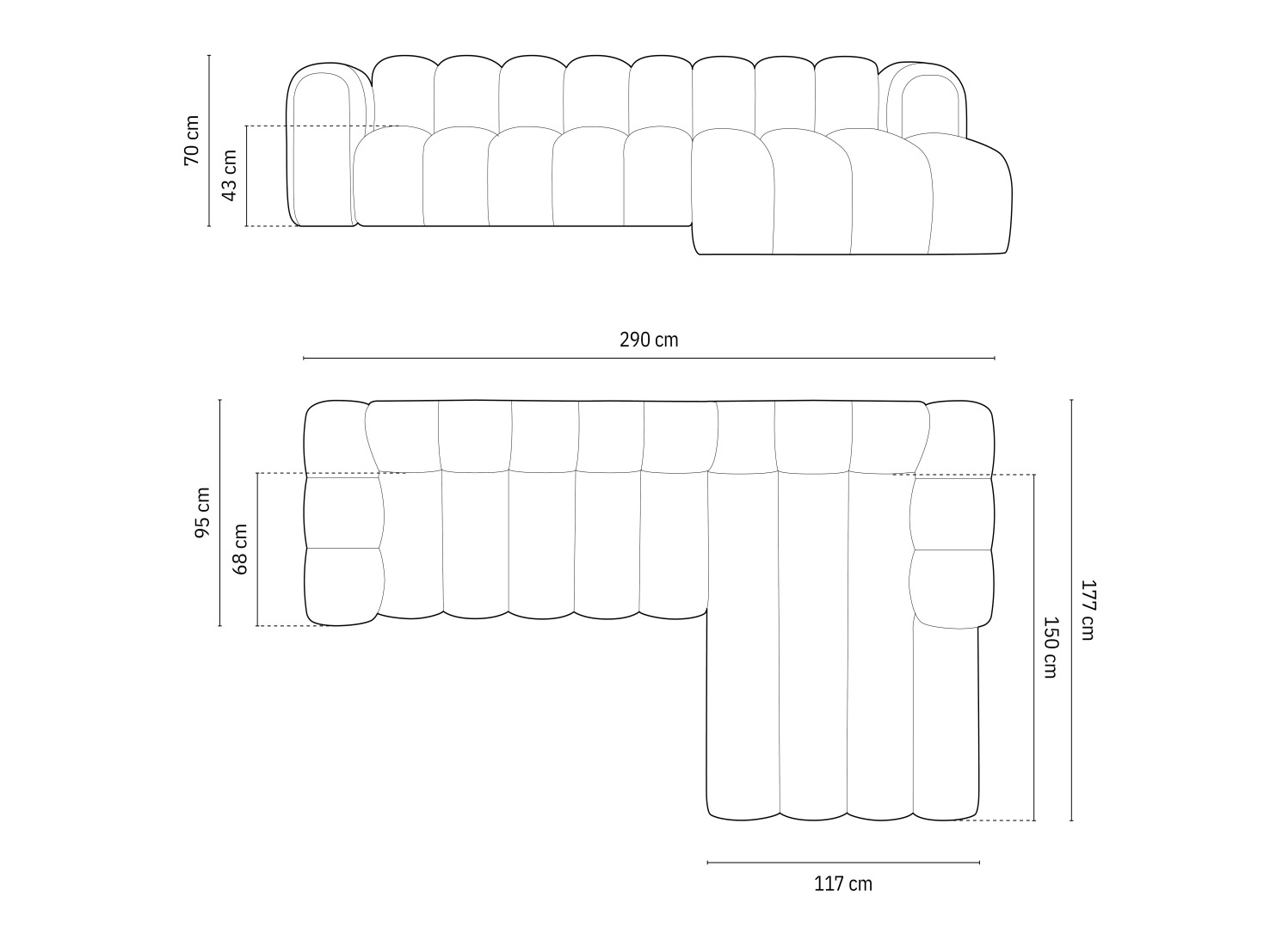 Moduulikulmasohva Cirleve 106 (Salvador 12)