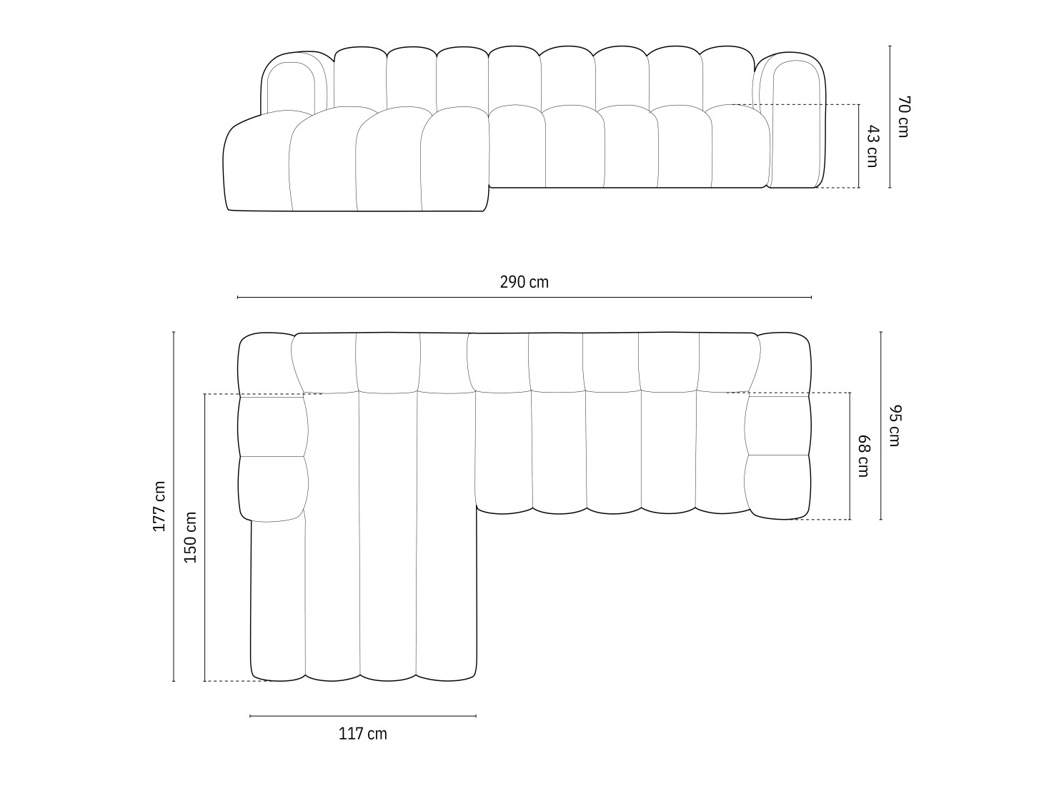 Moduulikulmasohva Cirleve 106 (Salvador 1)