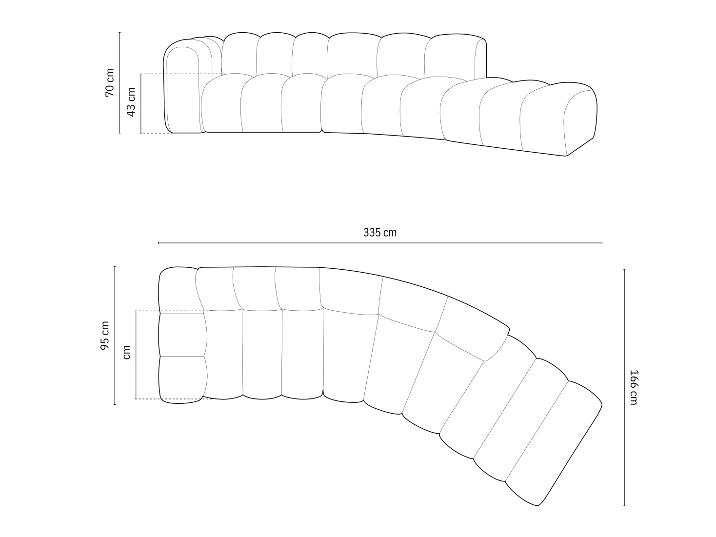 Moduulikulmasohva Cirleve 107 (Haga 19)
