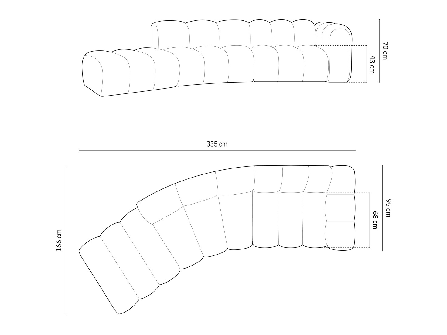Moduulikulmasohva Cirleve 107 (Haga 86)