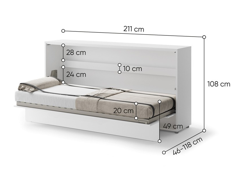 Seinäsänky Concept Pro Lenart V (Kiiltävä valkoinen)