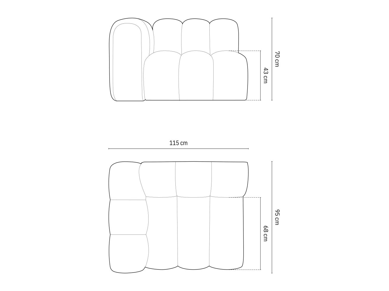 Modulaarinen istuinyksikkö Cirleve 110 (Salvador 1)