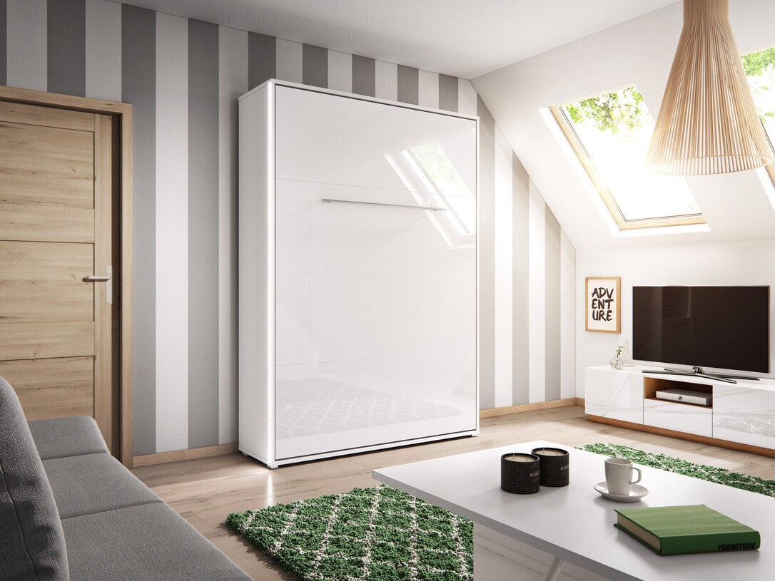 Seinäsänky Concept Pro Lenart III (Valkoinen + Kiiltävä valkoinen)