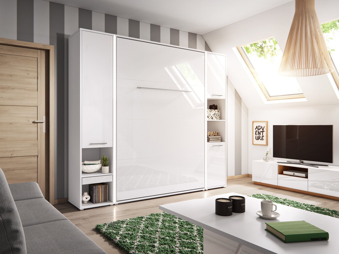 Seinäsänky Concept Pro Lenart III (Valkoinen + Kiiltävä valkoinen)