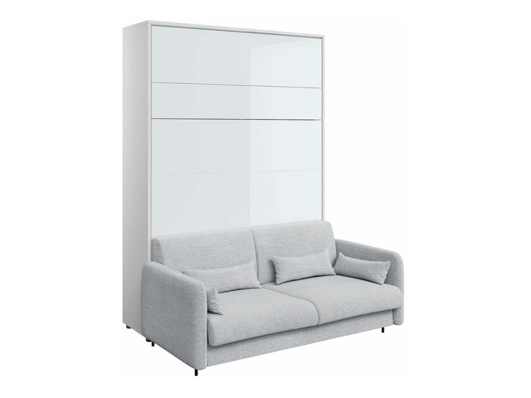 Seinäsänky Concept Pro Lenart VII (Kiiltävä valkoinen + Harmaa)