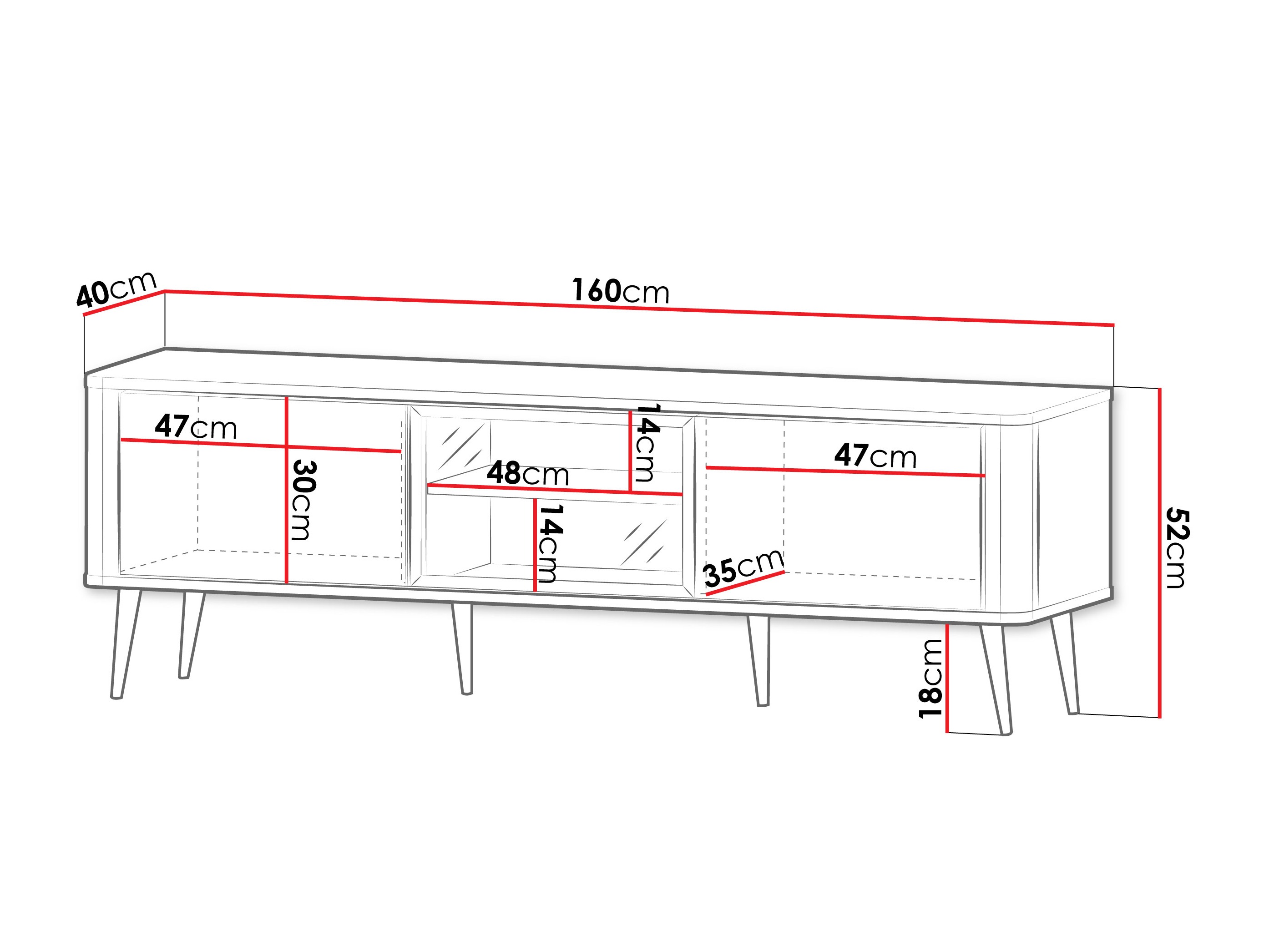 TV-taso Lufela 111 (Kashmir + Pähkinä)