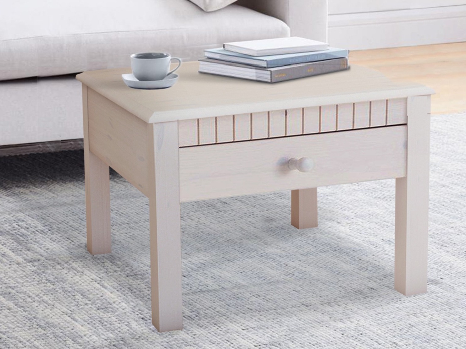 Sohvapöytä Cavfelo 103 (Valkoinen)